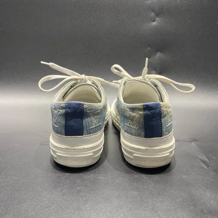 Louis Vuitton Louis Vuitton Stellar Casual Sneakers in Denim Blue -2508 Size US 4 / IT 34 - 3 Thumbnail