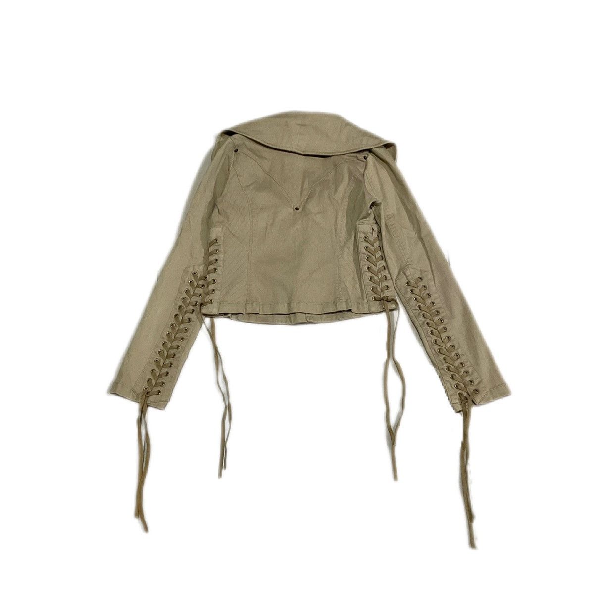 Hysteric Glamour × If Six Was Nine × Japanese Brand 🔥Sick Y2K Japanese Laces Up Bondage Jacket Hysteric Style Size L / US 10 / IT 46 - 5 Thumbnail