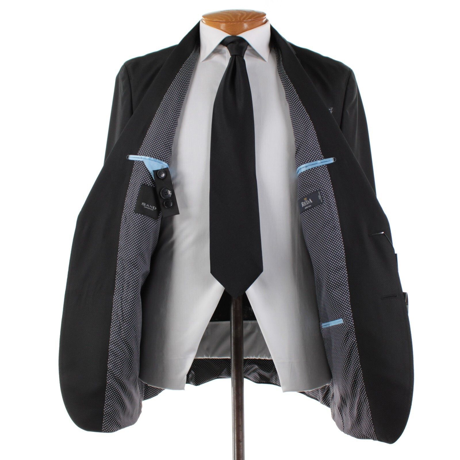 SAND Sand Suit Size US 46 Regular in Black Size 46R - 7 Thumbnail