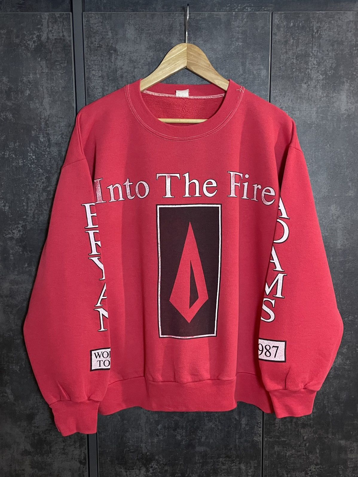 Band Tees Vintage 1987 Bryan Adams World Tour Sweatshirt Boxy Yeezy Size US L / EU 52-54 / 3 - 1 Thumbnail