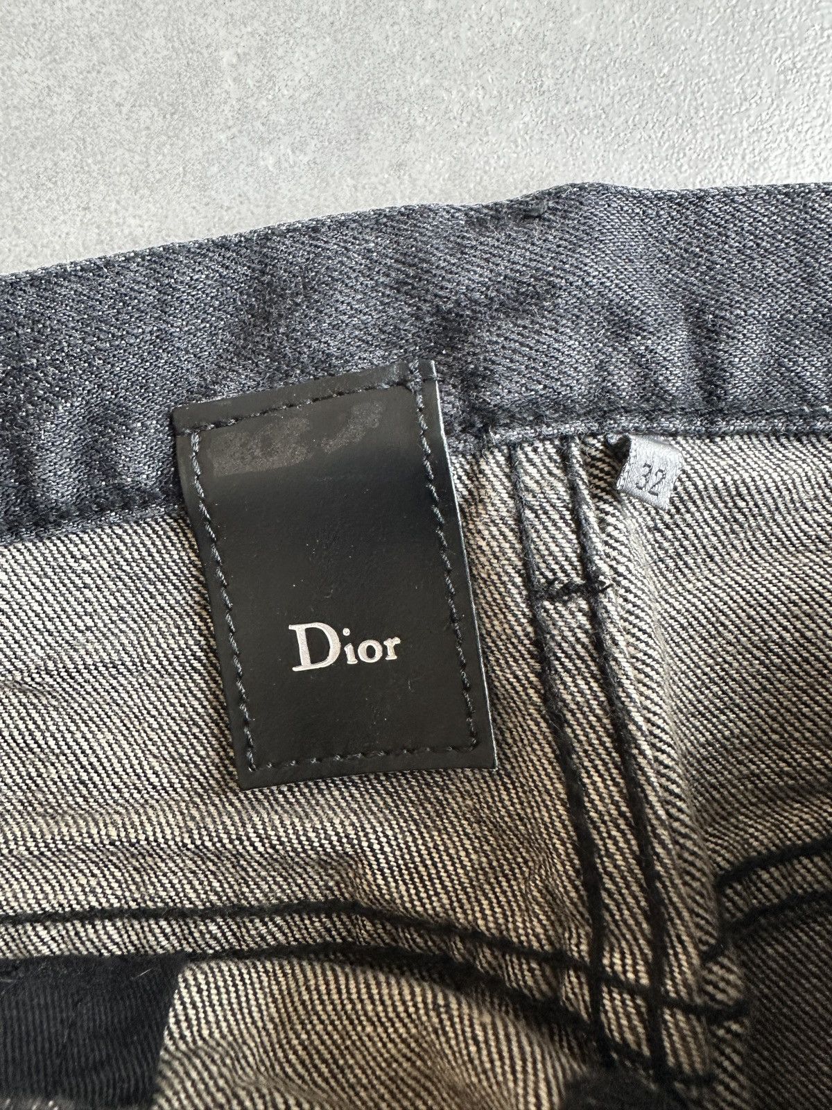 Dior × Hedi Slimane Dior Homme AW07 "navigate" luster waxed denim Size US 32 / EU 48 - 9 Thumbnail