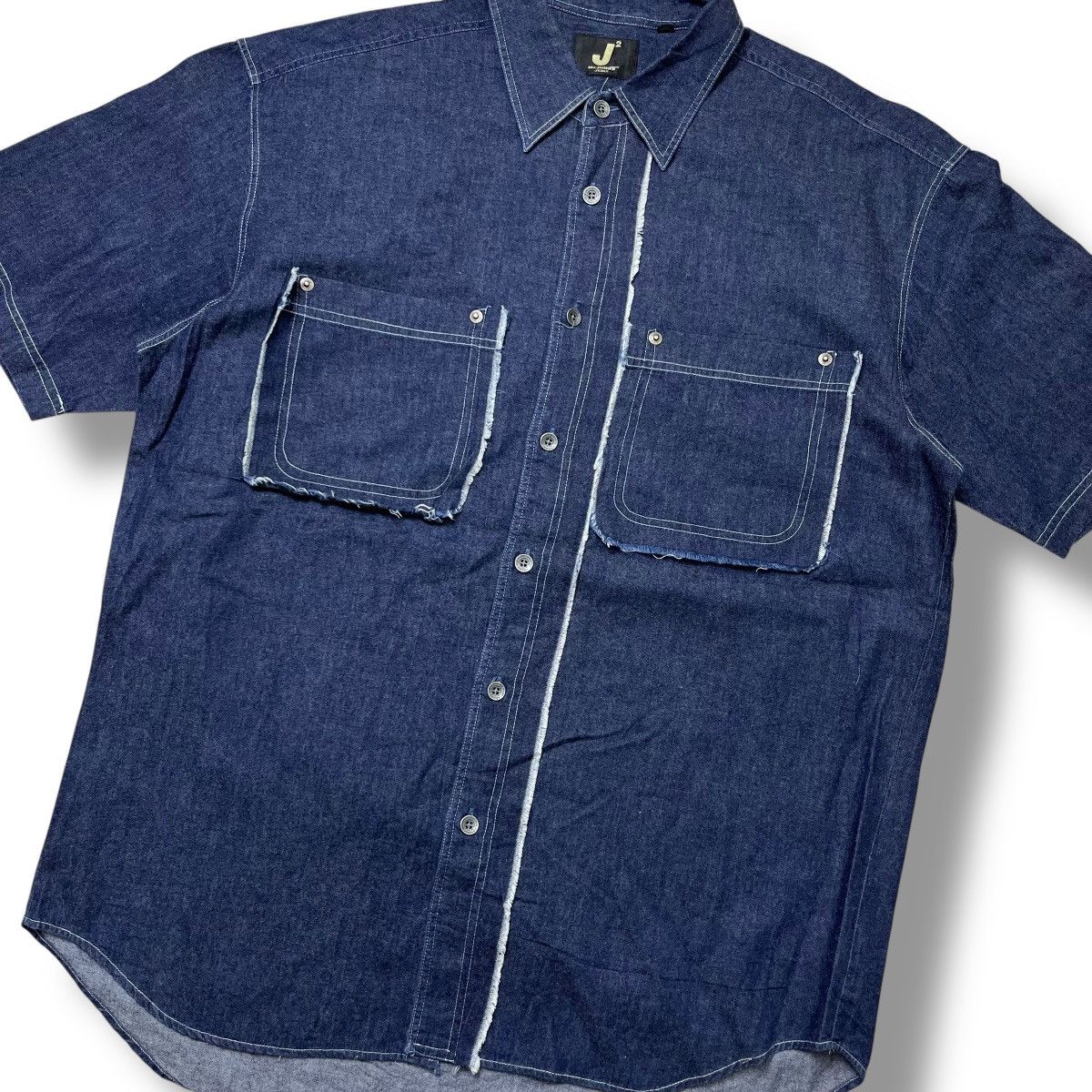 Designer Rare design Mr Junko double pocket button ups shirt Size US L / EU 52-54 / 3 - 4 Thumbnail