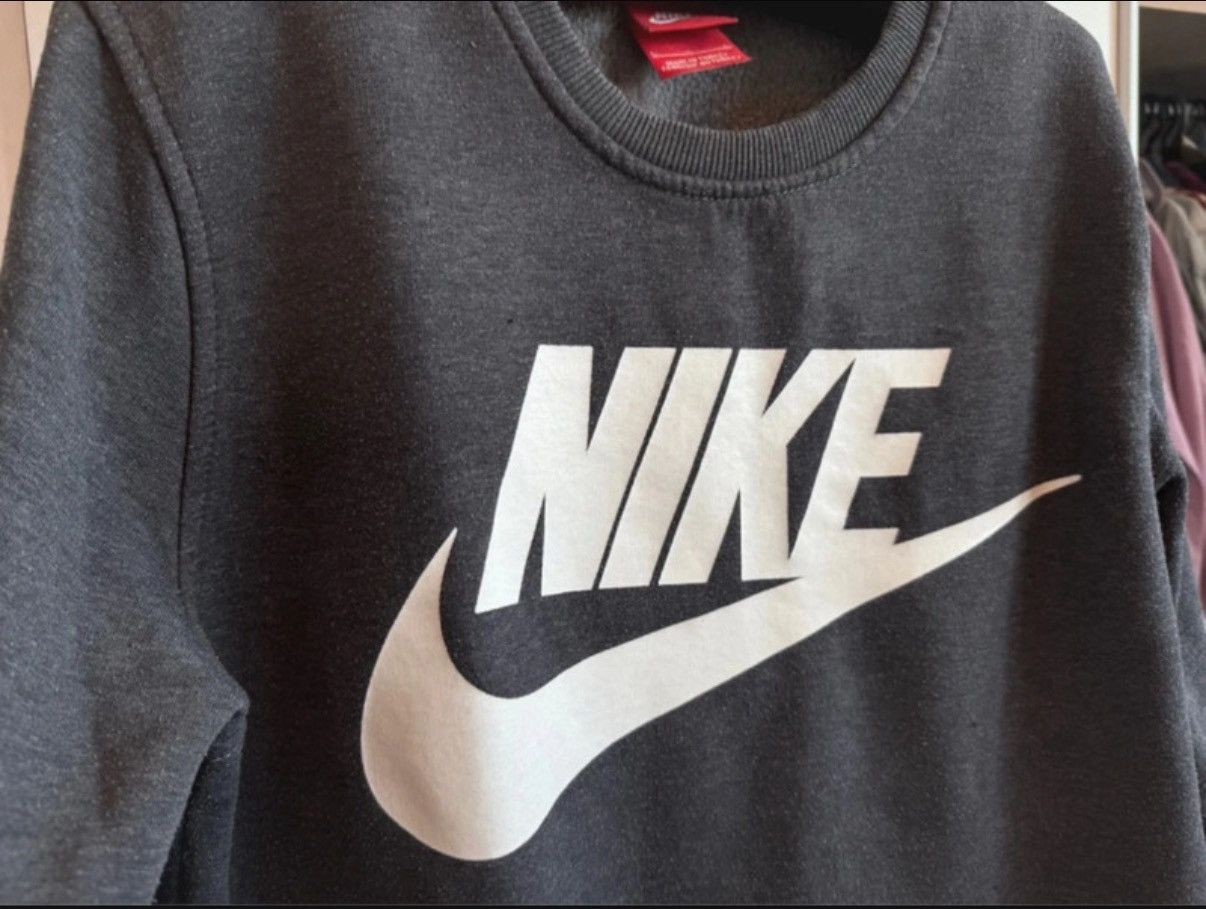 Nike Black Nike sweatshirt with large logo | Size L universal Size US L / EU 52-54 / 3 - 2 Thumbnail