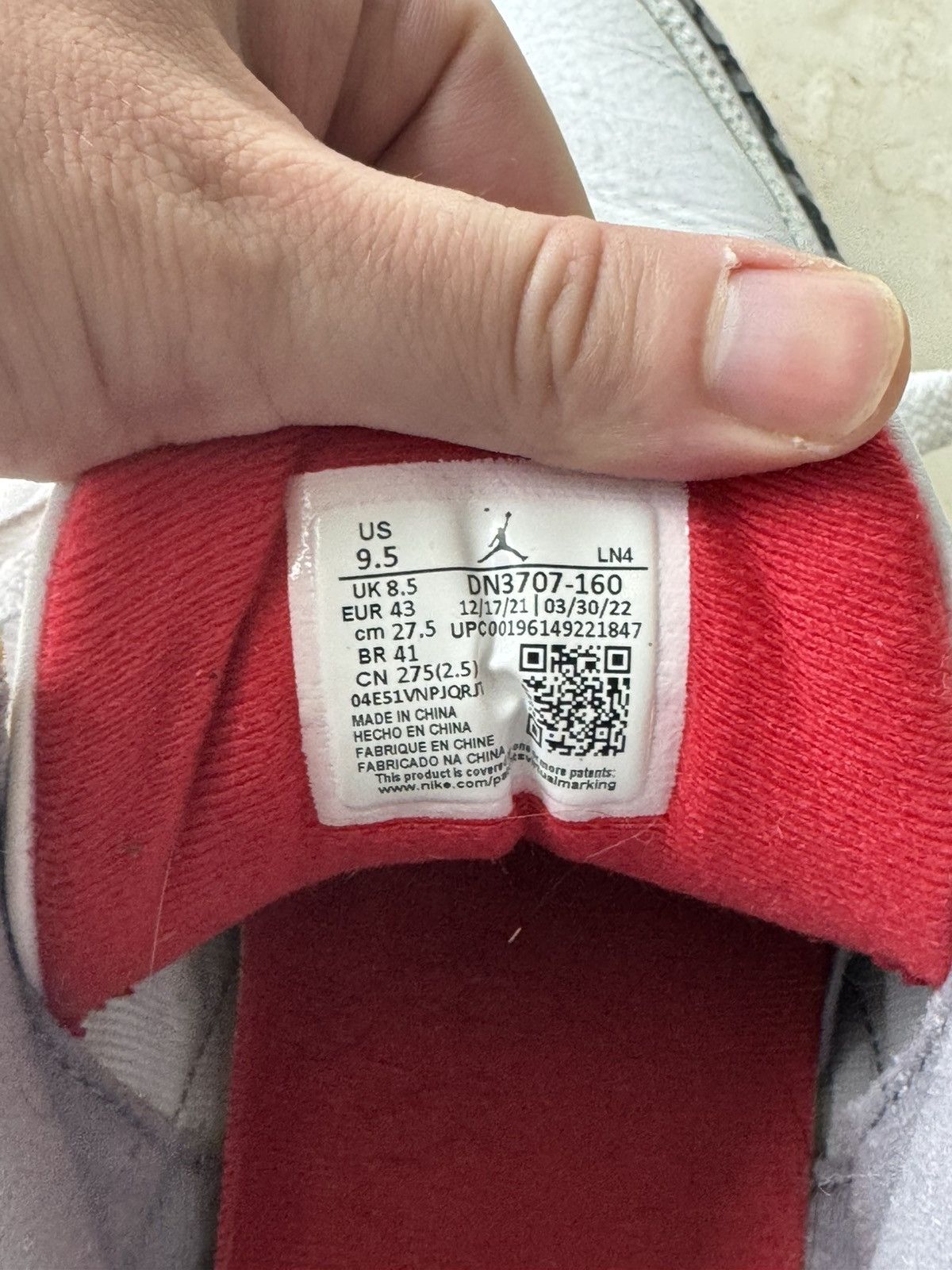 Jordan Brand Jordan 3 Fire Red Size US 9.5 / EU 42-43 - 7 Thumbnail