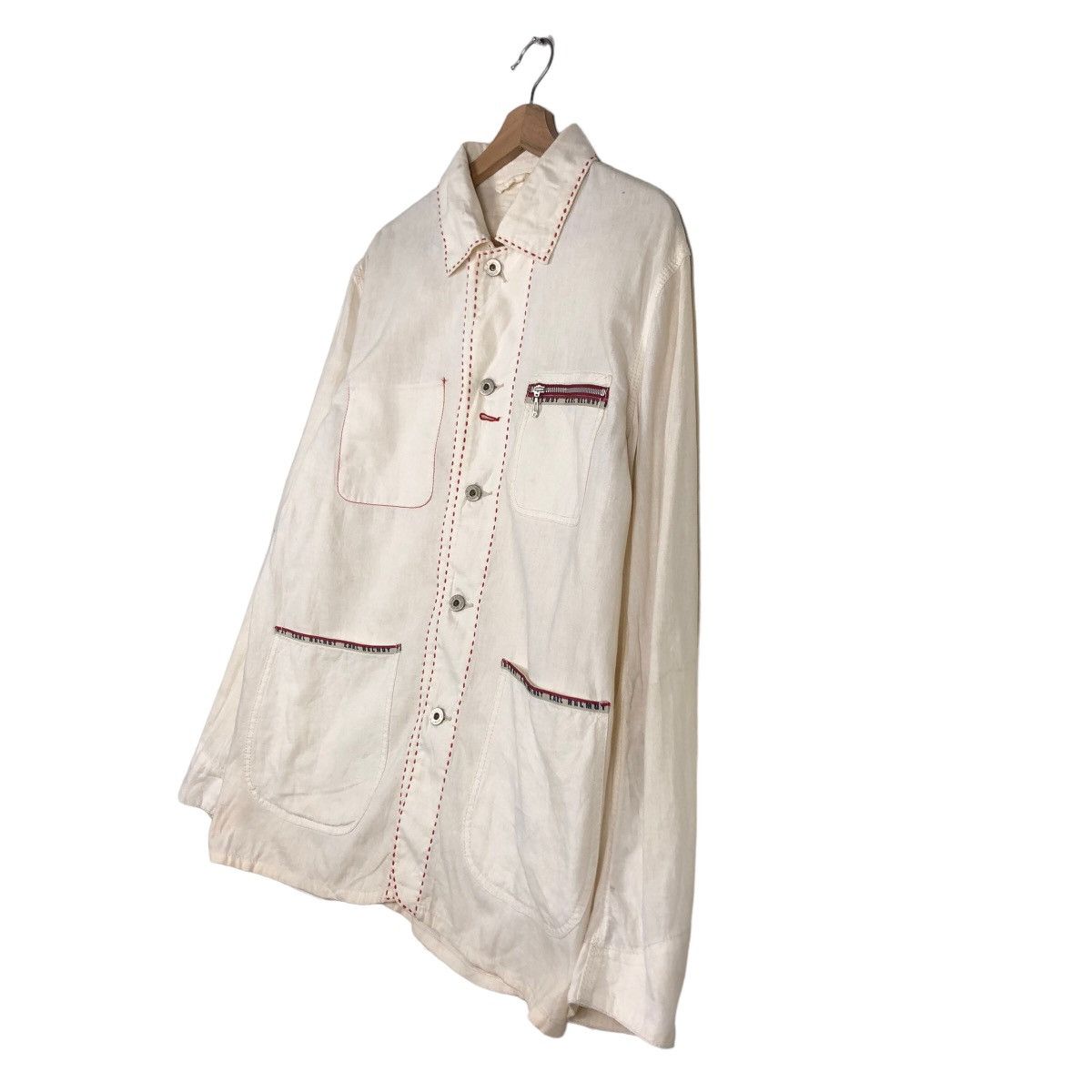 Japanese Brand 🔥Vintage Karl Helmut Japan Double Pocket Chore Jacket Size US L / EU 52-54 / 3 - 2 Thumbnail