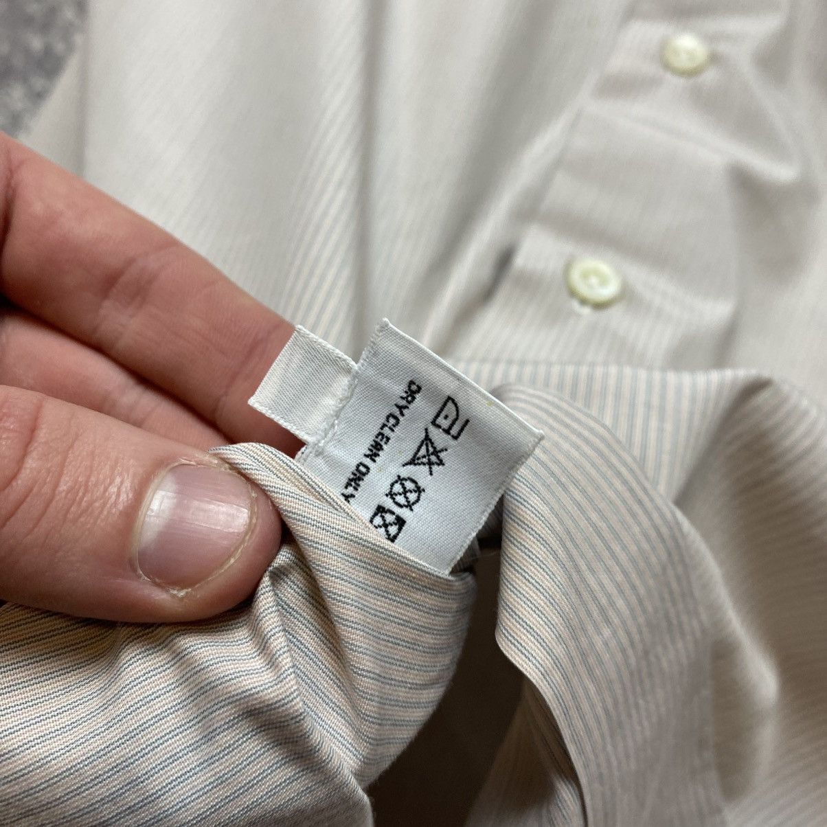 Vintage Vintage Lanvin Luxury Basic Made in Italy classic shirt Size US L / EU 52-54 / 3 - 11 Thumbnail