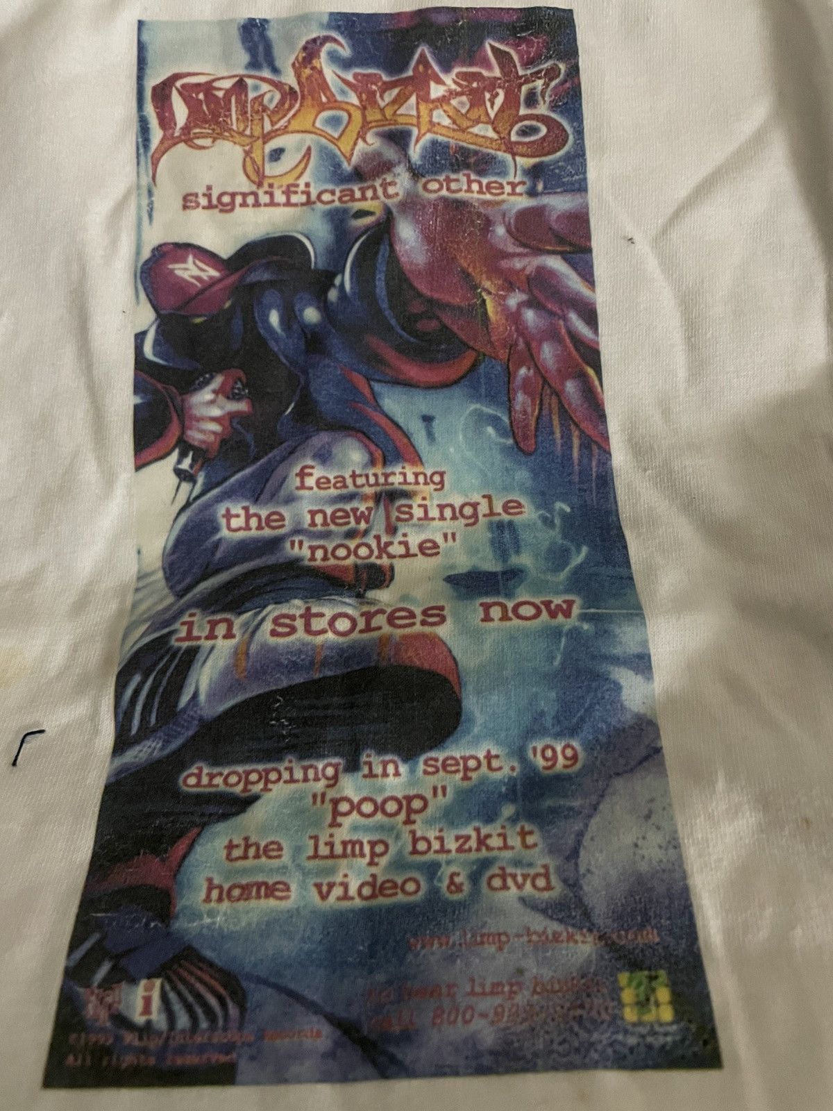 Band Tees Rare! Limp Bizkit Vintage 1999 Concert Promo Tour T Shirt Size US M / EU 48-50 / 2 - 3 Thumbnail