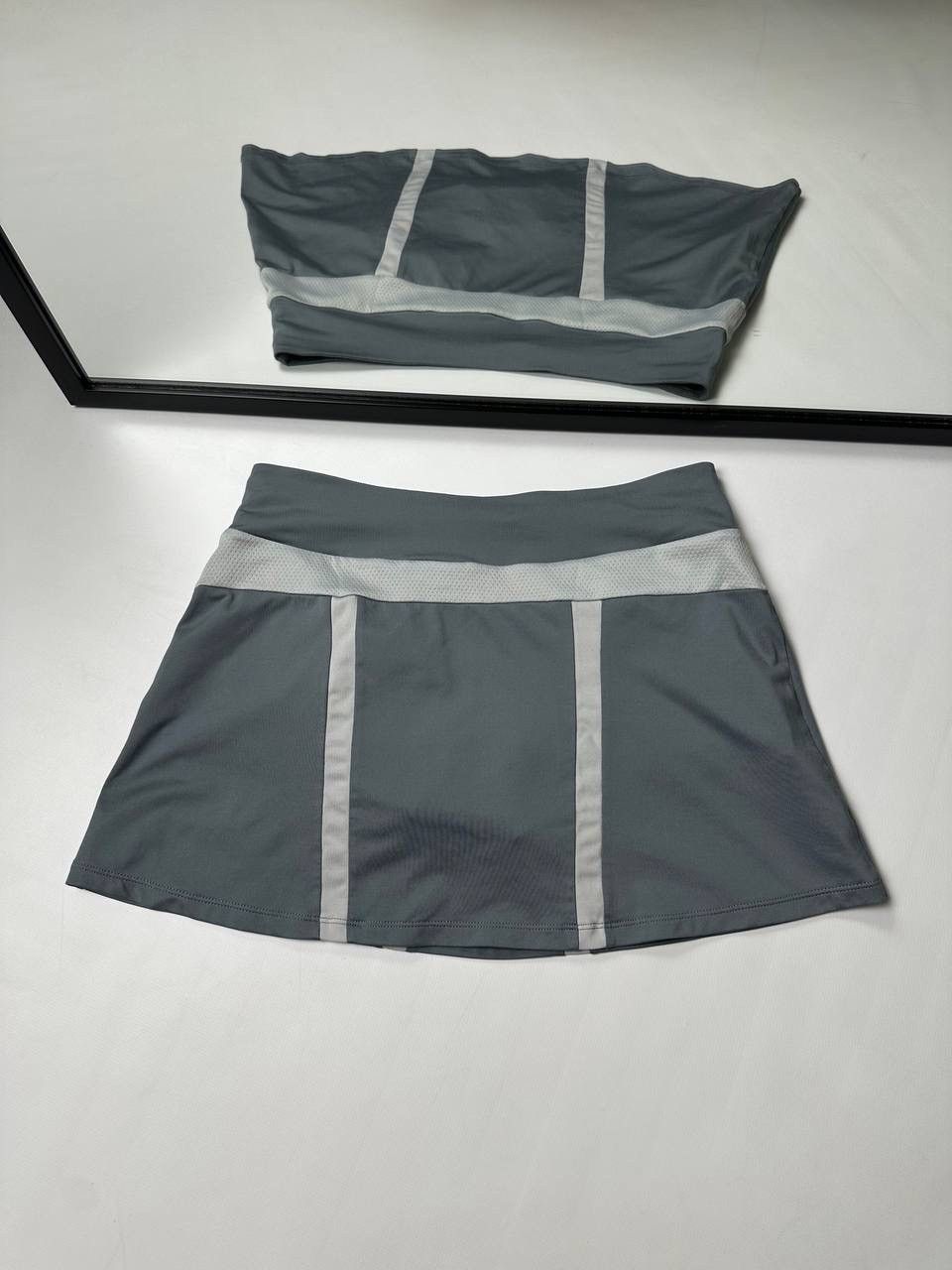 Nike 90s Vntg Nike Tennis Mini Shirt Size 13-15 Yers (Fit S-M) Size 28" / US 6 / IT 42 - 6 Thumbnail