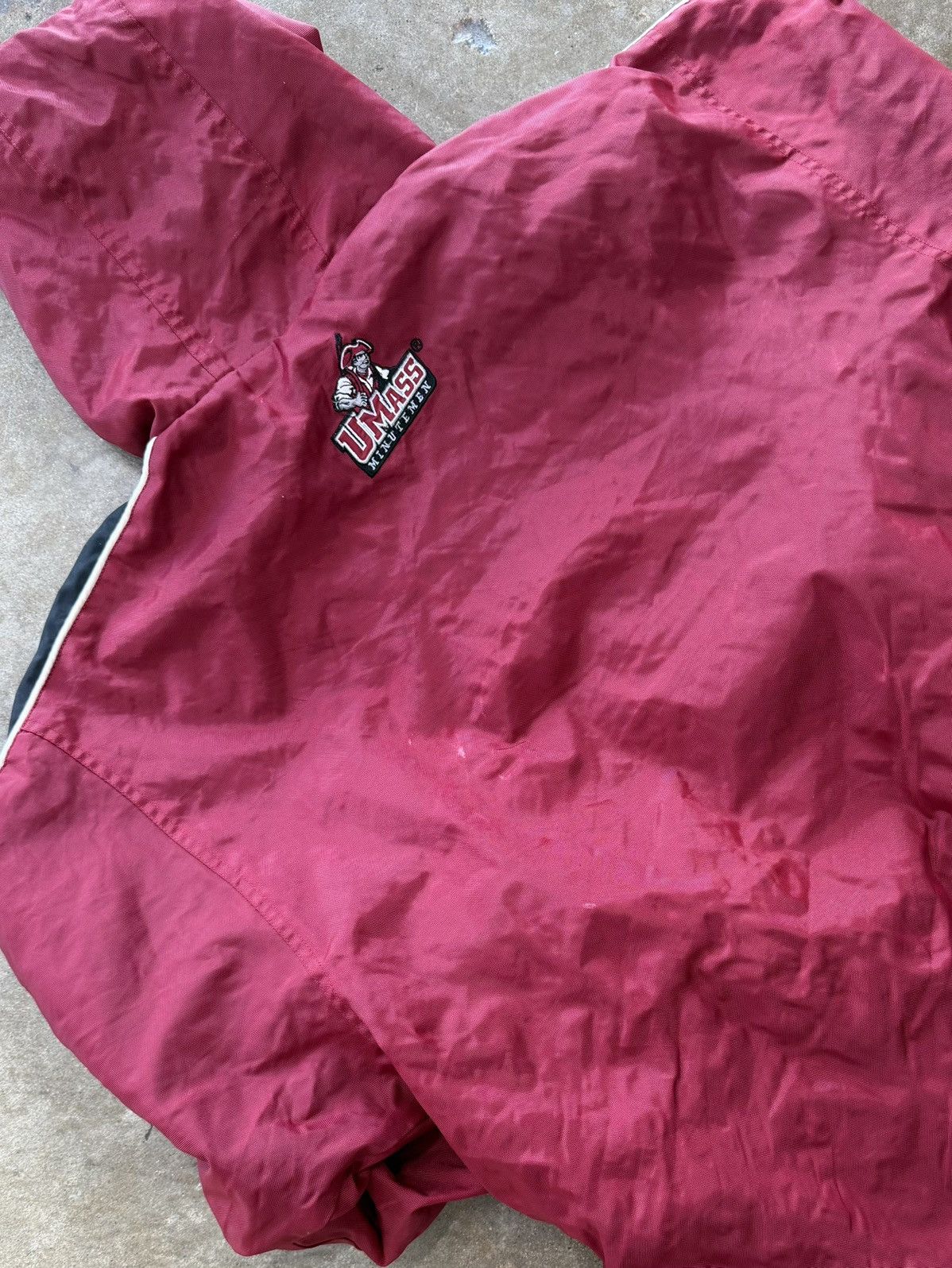 Vintage Vintage UMass Colosseum Reversible College Jacket XXL Size US XXL / EU 58 / 5 - 4 Thumbnail