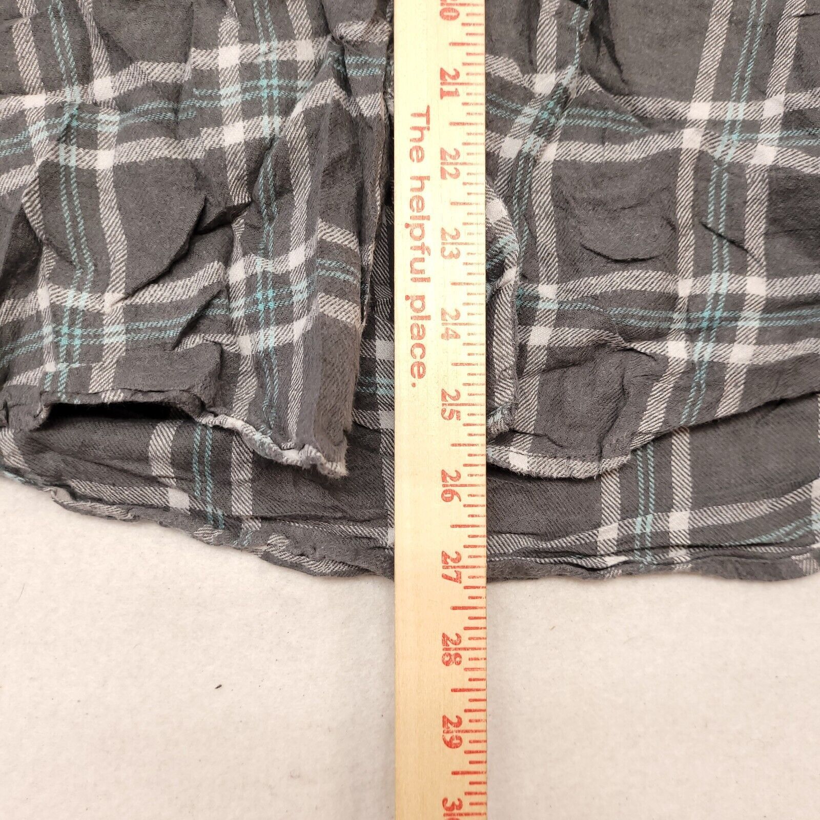 Mossimo Mossimo Tartan Flannel Shirt Mens Size Large L Gray White Size US L / EU 52-54 / 3 - 8 Thumbnail