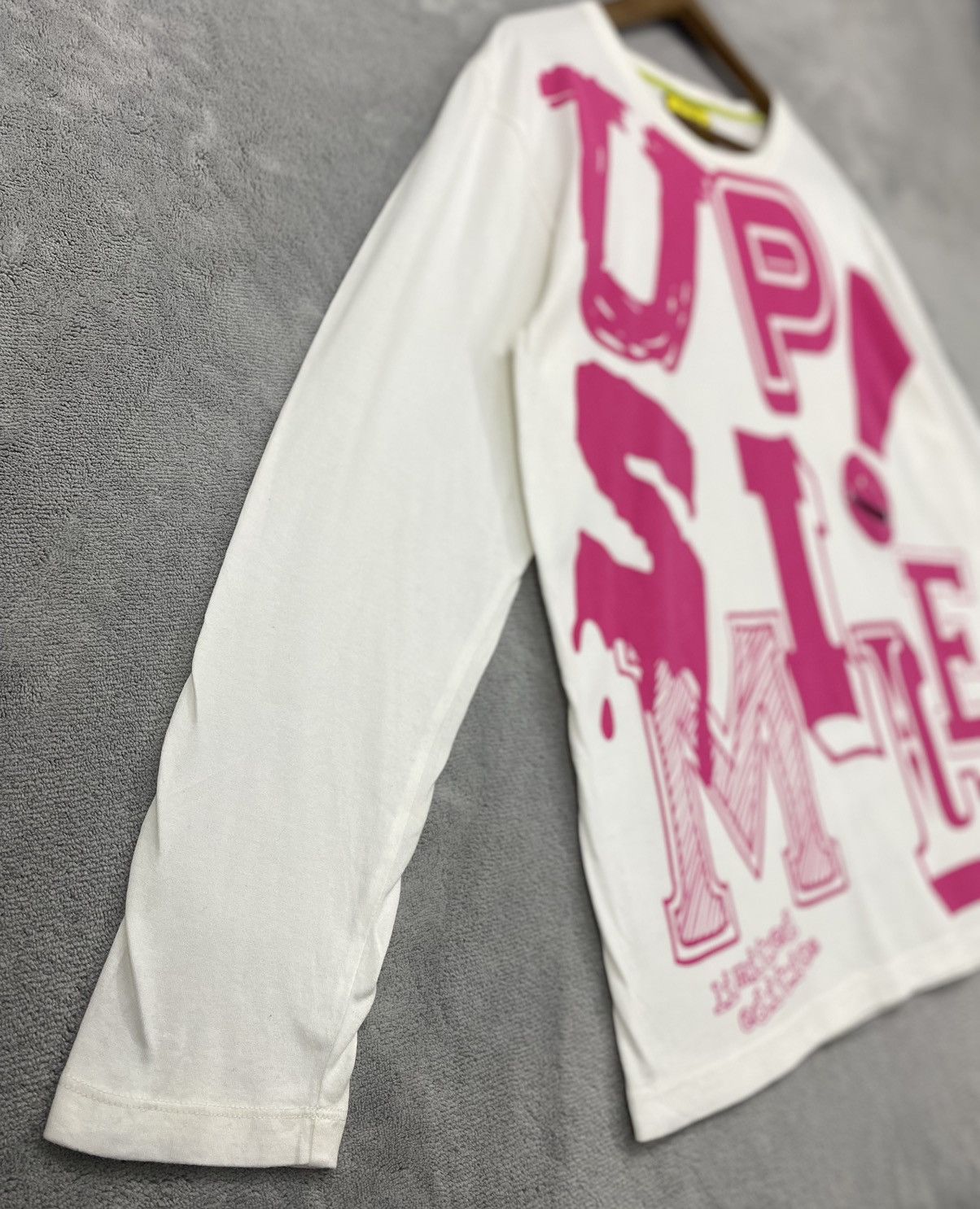 Japanese Brand Up ! Smile Japanese Brand Full Print Long Sleeve Shirt Size US XL / EU 56 / 4 - 3 Thumbnail
