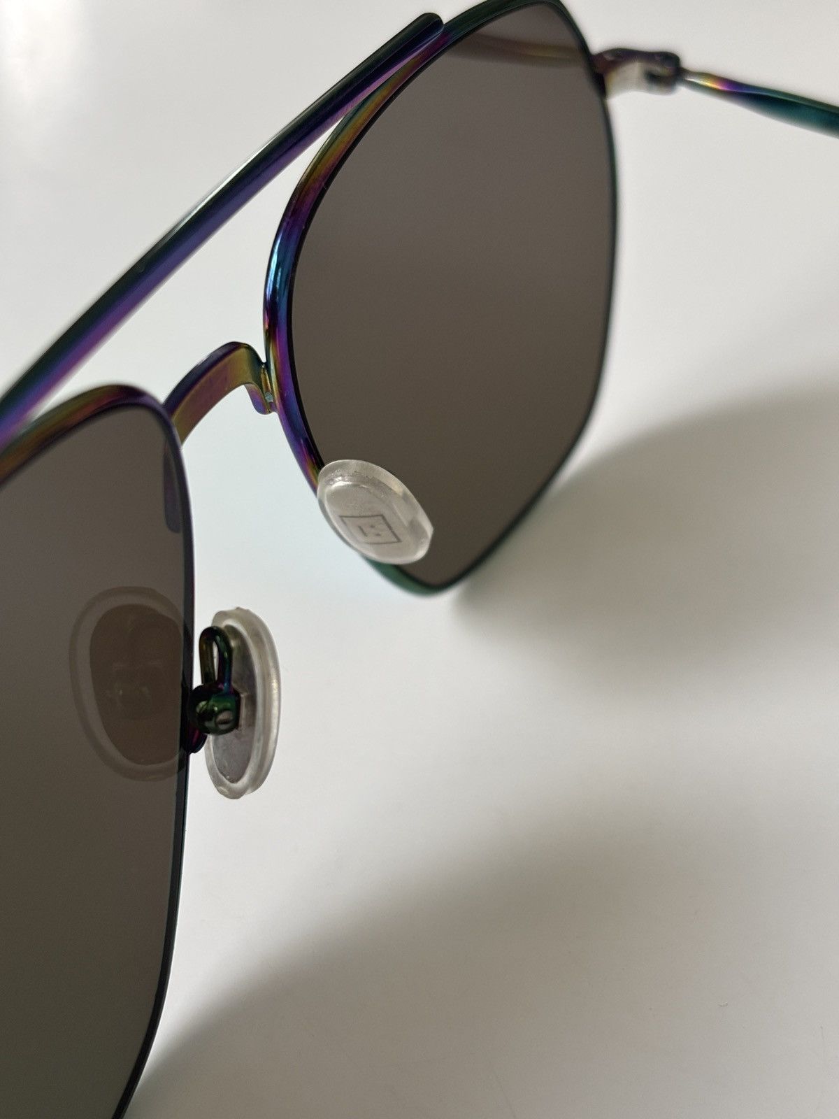 Acne Studios Acne Studios Sunglasses in Green Multicolor Size ONE SIZE - 3 Thumbnail