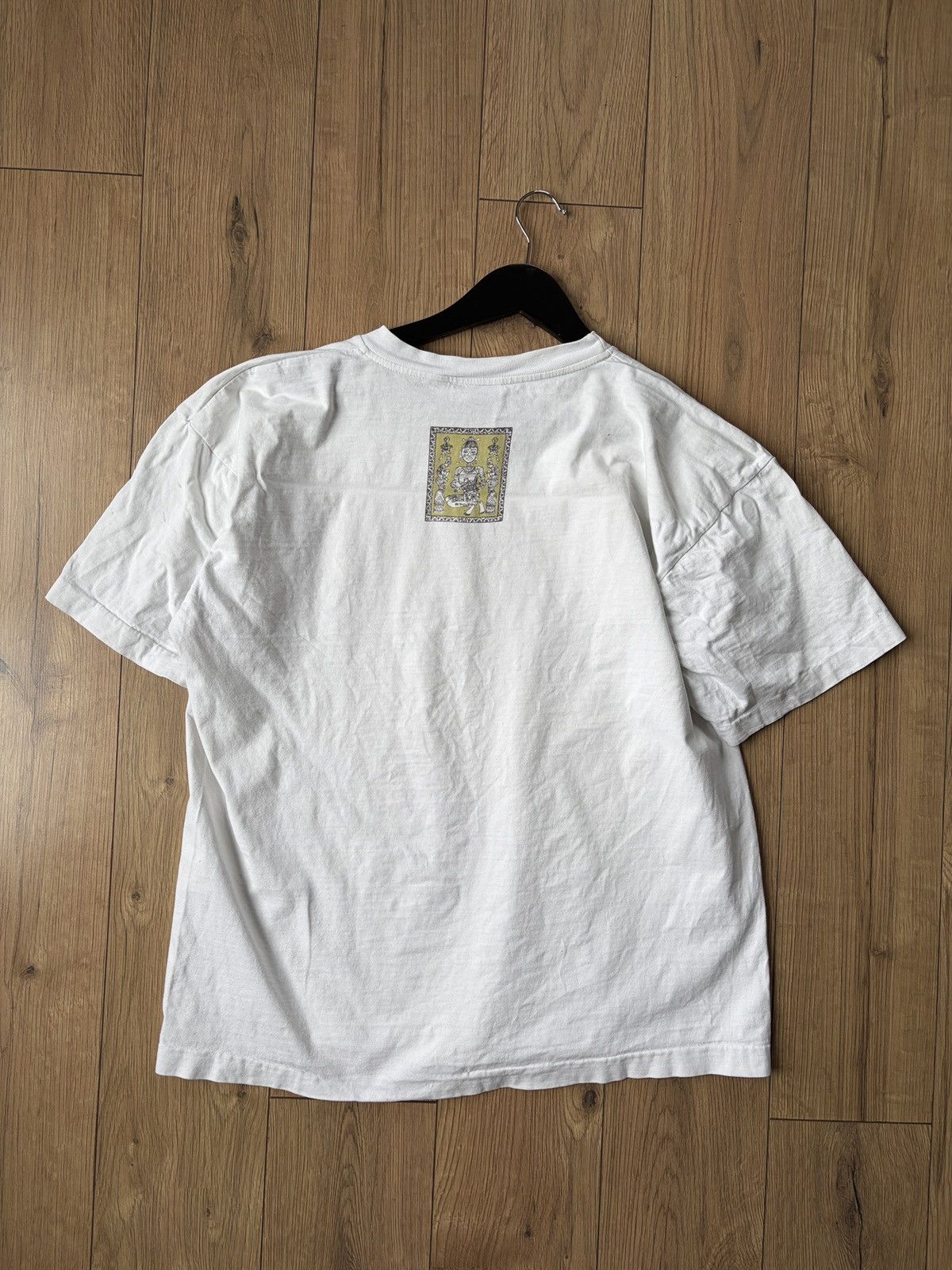 Vintage Bali Primitive Design Ethno Single Stitch Vintage T-shirt Size US XL / EU 56 / 4 - 17 Thumbnail