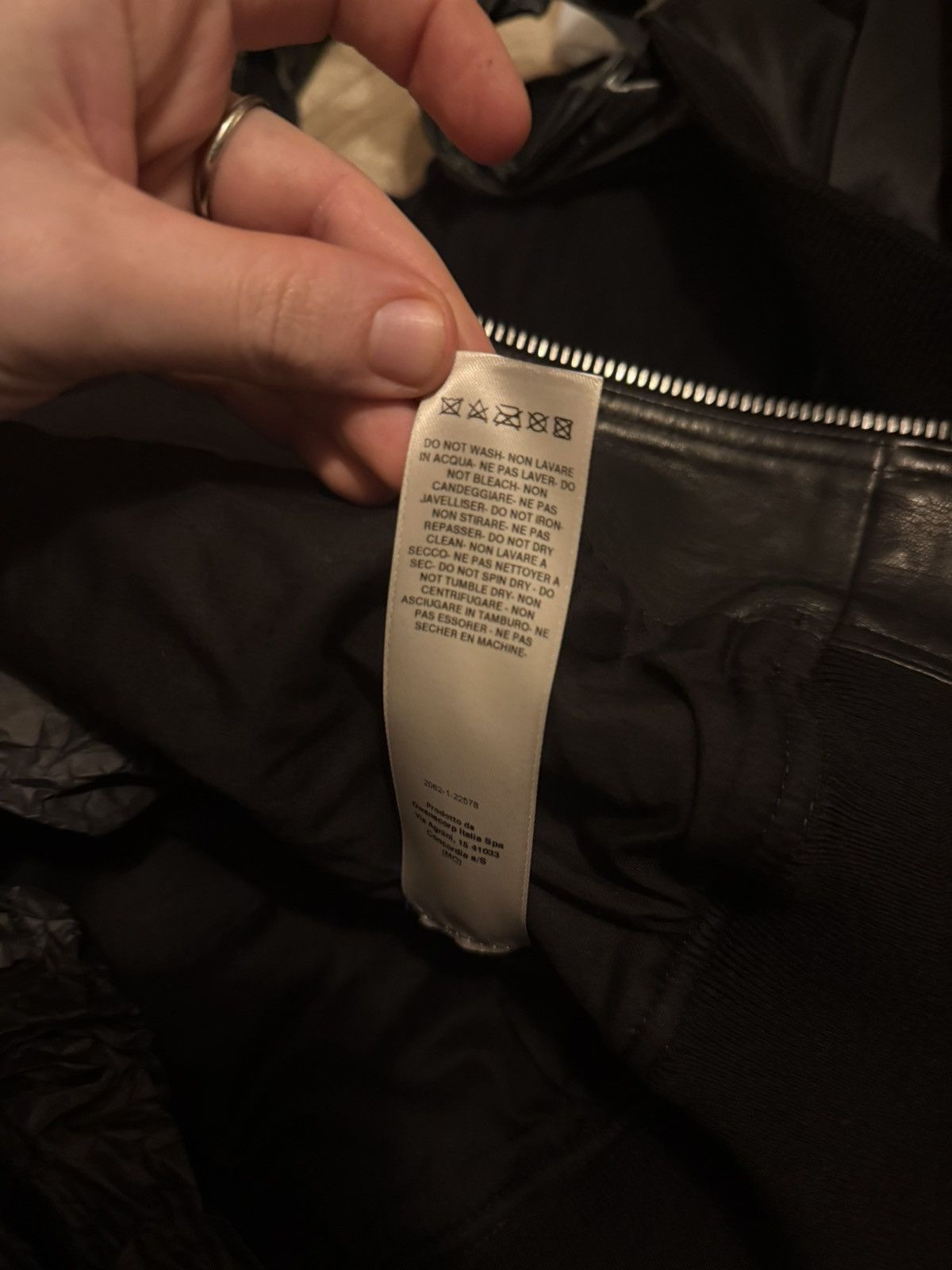 Rick Owens Rick Owens rare cropped tec flight jacket Size 48IT Size US M / EU 48-50 / 2 - 12 Thumbnail