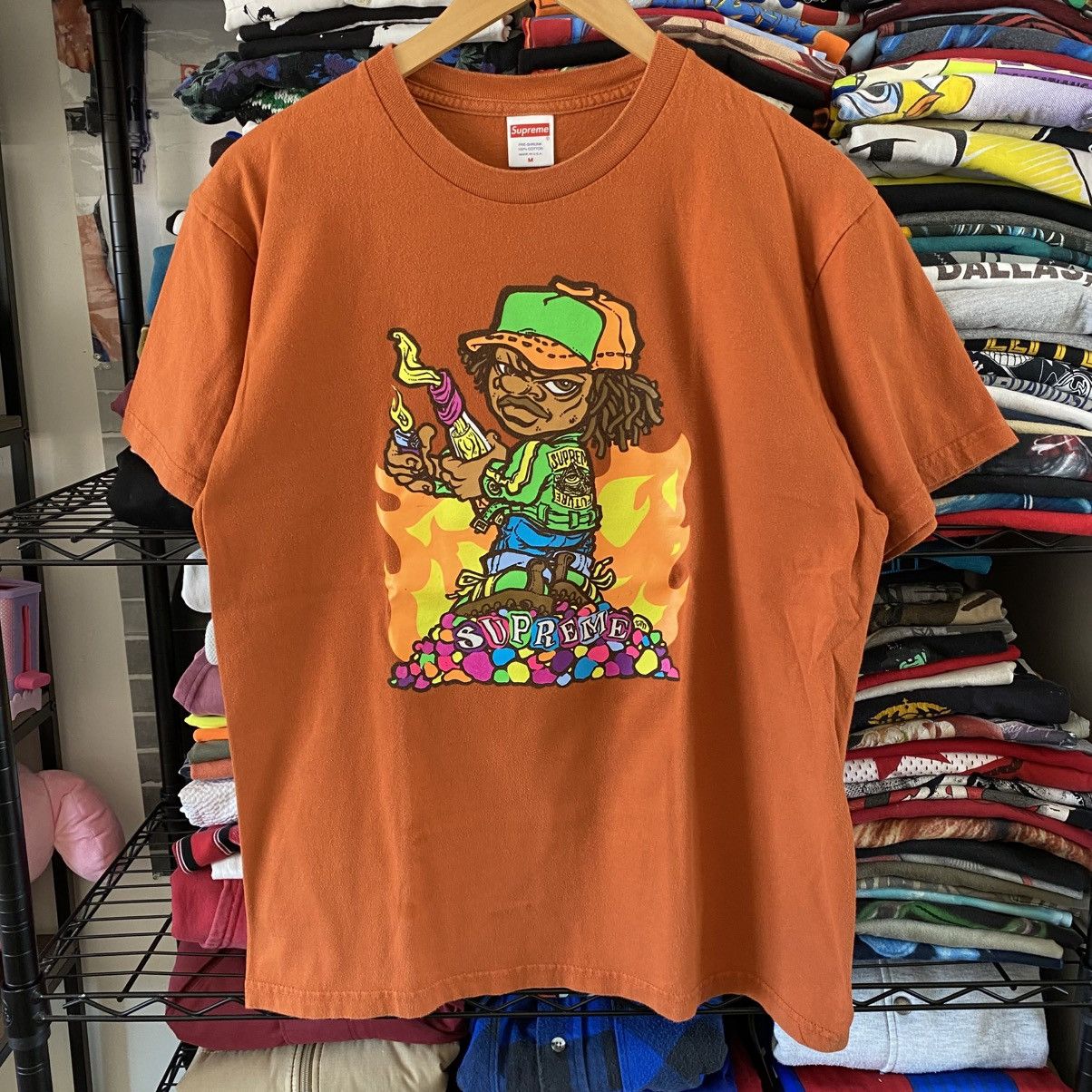 Supreme Supreme Molotov Kid T-Shirt Rust 2019 Size US M / EU 48-50 / 2 - 1 Thumbnail