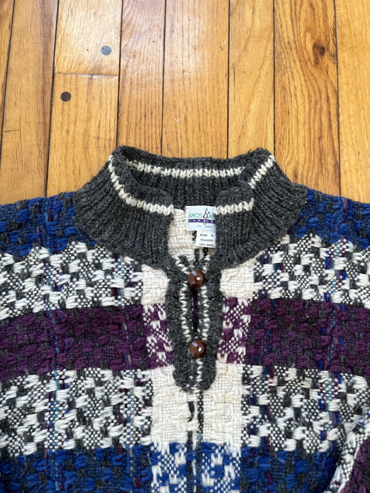Burberry × If Six Was Nine × Vintage Vintage Amos & Andes Sweater Size US L / EU 52-54 / 3 - 2 Thumbnail
