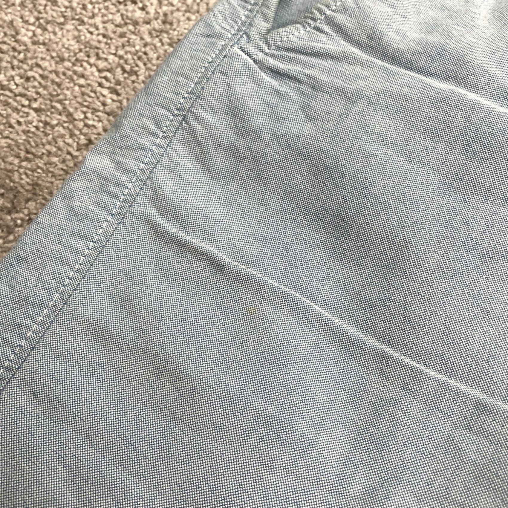 J.Crew J.Crew Club Chino Shorts Mens Size 31 Blue Cotton Flat Front 11 Inch Casual Size US 31 - 4 Thumbnail