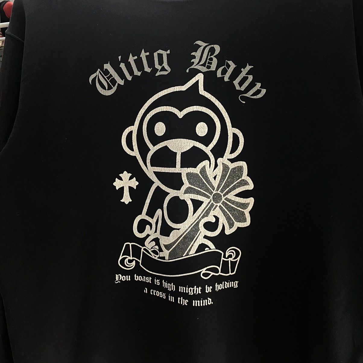 Hysteric Glamour × If Six Was Nine × Japanese Brand Uittg Baby Chrome Hearts Parody Sweatshirts Size US M / EU 48-50 / 2 - 5 Thumbnail