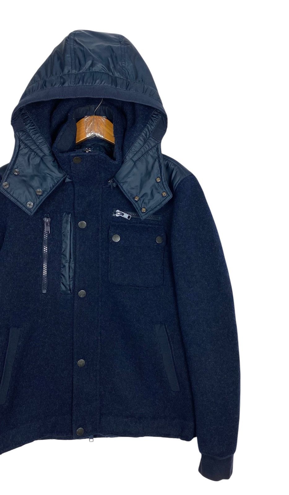 Aeronautica Militare Rare‼️ Aeronautica Militare Wool Hoodie Coat Size US S / EU 44-46 / 1 - 3 Thumbnail