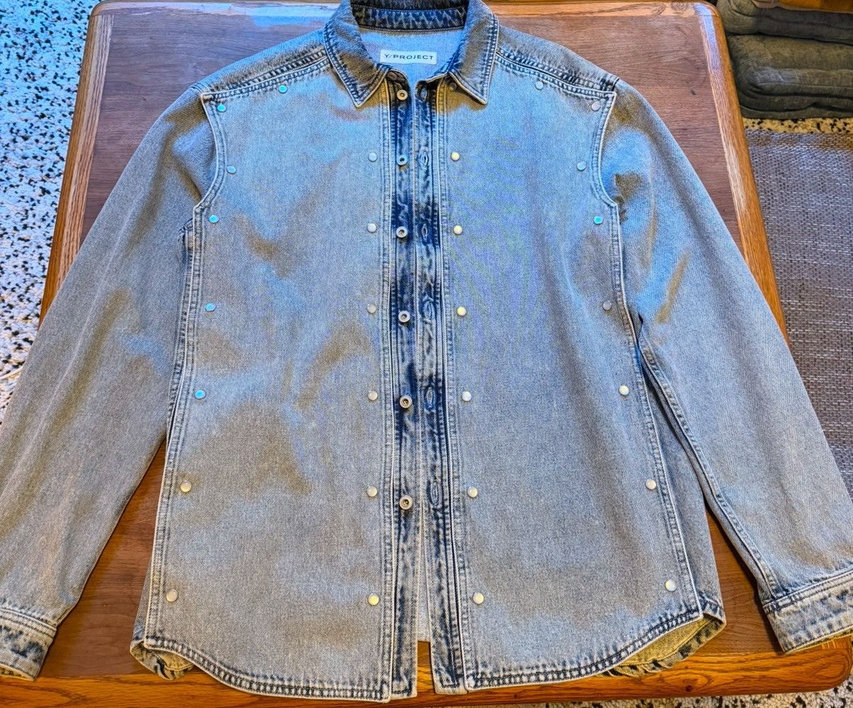 Y/Project Y/Project Blue Snap Off Denim Shirt Size US L / EU 52-54 / 3 - 5 Thumbnail