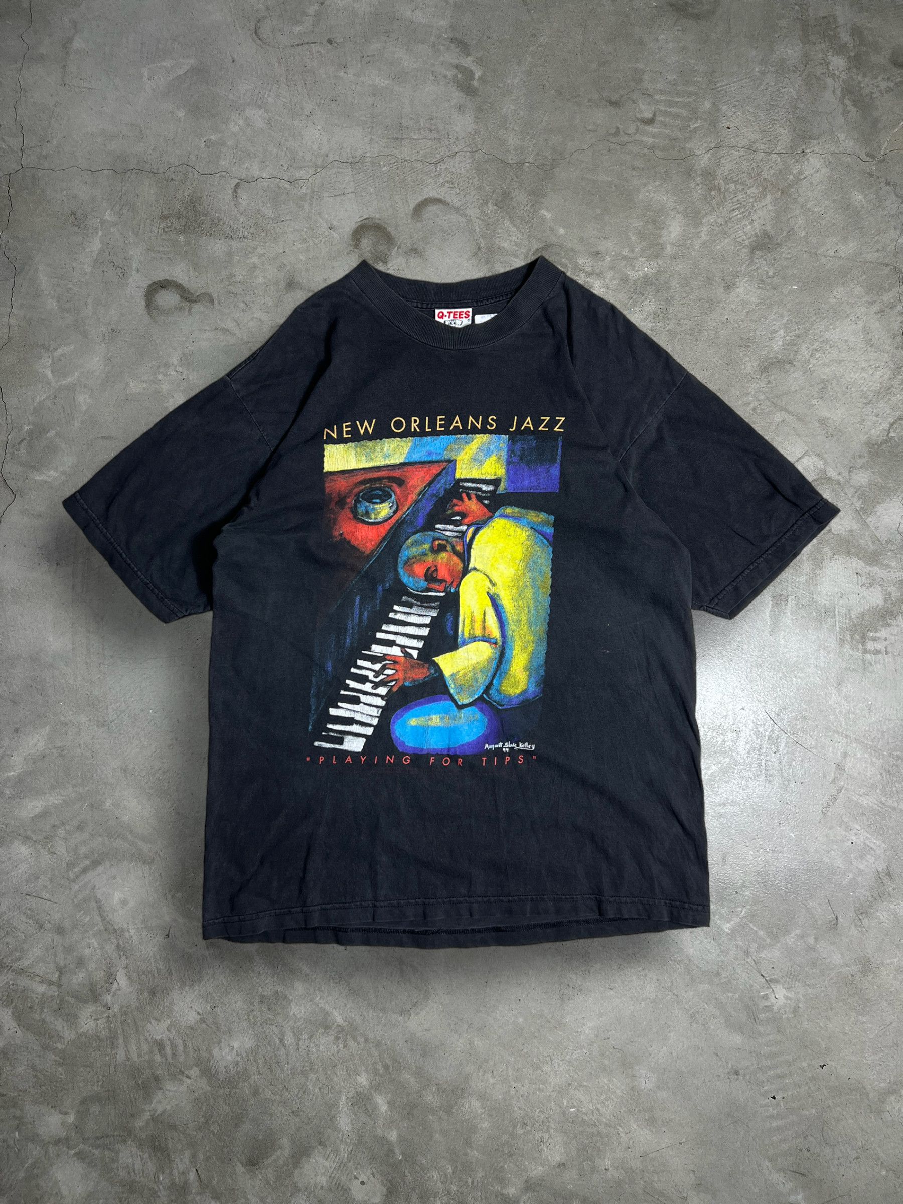 Vintage Vtg 90s Margaret Slade Kelley New Orleans Jazz (L) GTME342 Size US L / EU 52-54 / 3 - 1 Thumbnail