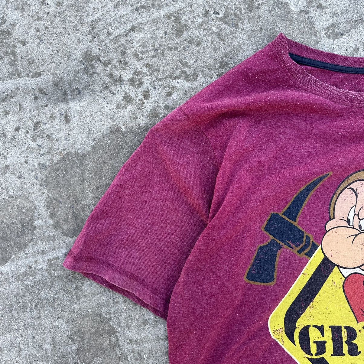 Cartoon Network × Vintage Vintage Grumpy Zone T-shirts Big Logo Trashed Style USA 00s Size US L / EU 52-54 / 3 - 3 Thumbnail