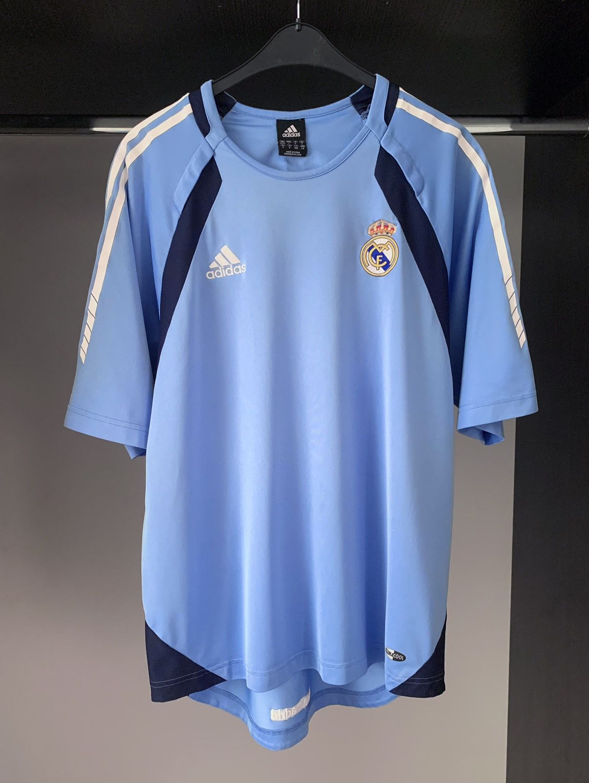 Adidas REAL MADRID 2005-06 TRAINING FOOTBALL SHIRT SOCCER JERSEY Size US L / EU 52-54 / 3 - 1 Thumbnail