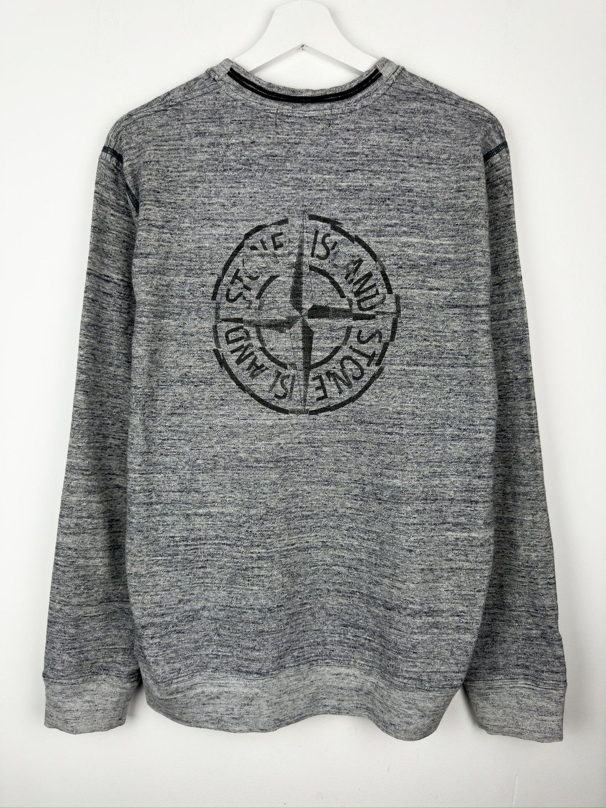 Stone Island Stone Island Big Logo Sweatshirt Crewneck Size US L / EU 52-54 / 3 - 1 Thumbnail