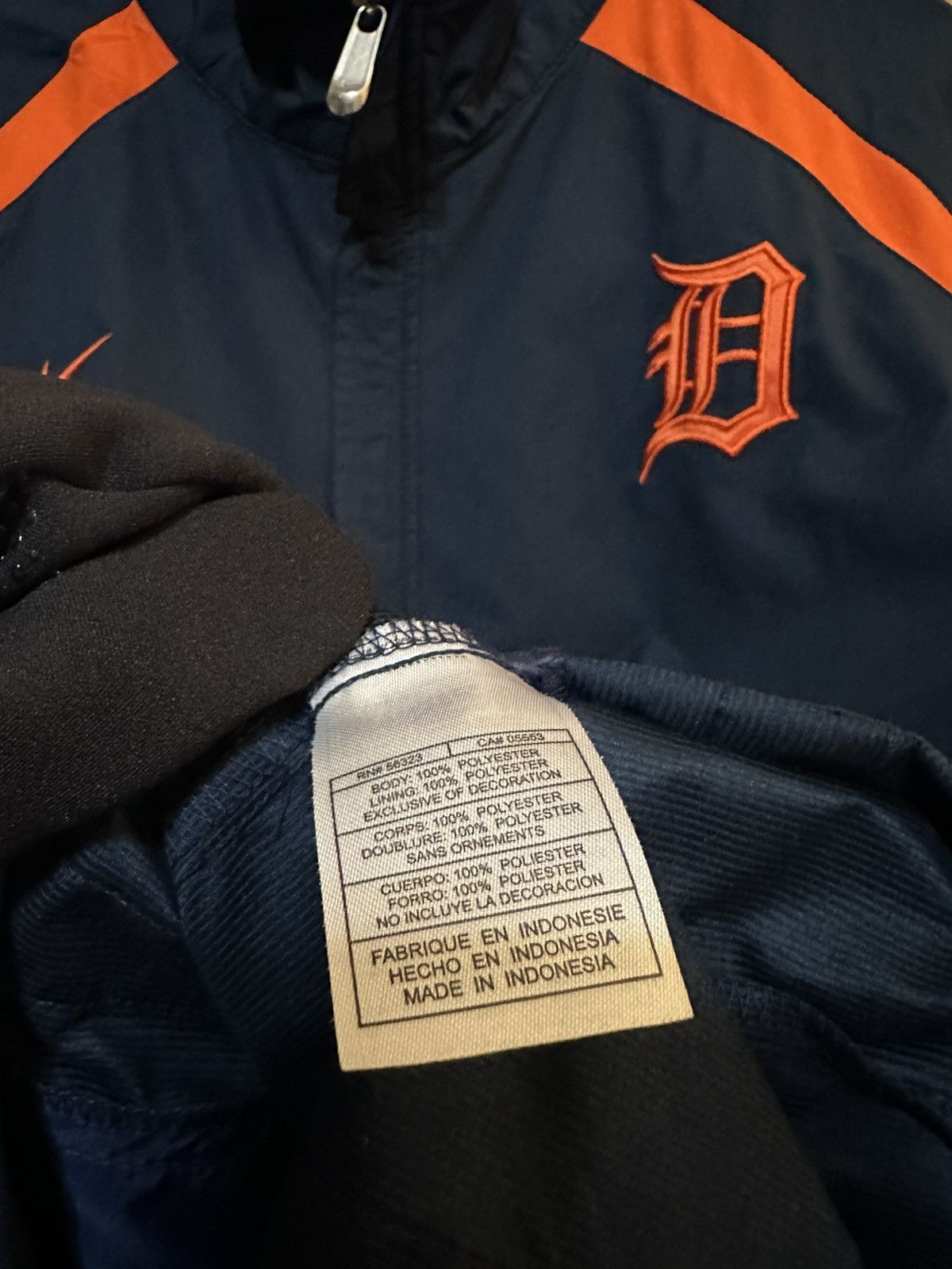 Nike 🐅 vintage Nike Detroit Tigers windbreaker jacket MLB Y2K Size US L / EU 52-54 / 3 - 7 Thumbnail