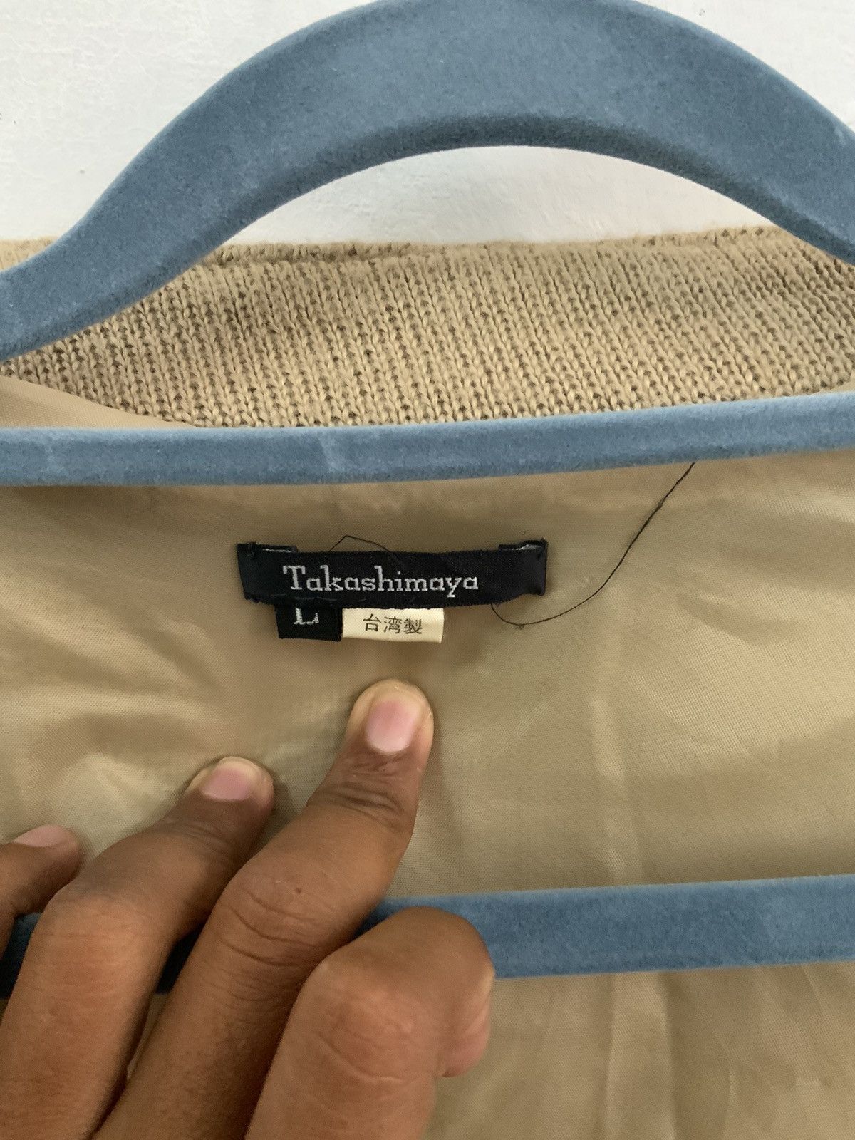 Japanese Brand Vintage Takashimaya Suade Leather Jacket Size US L / EU 52-54 / 3 - 10 Thumbnail