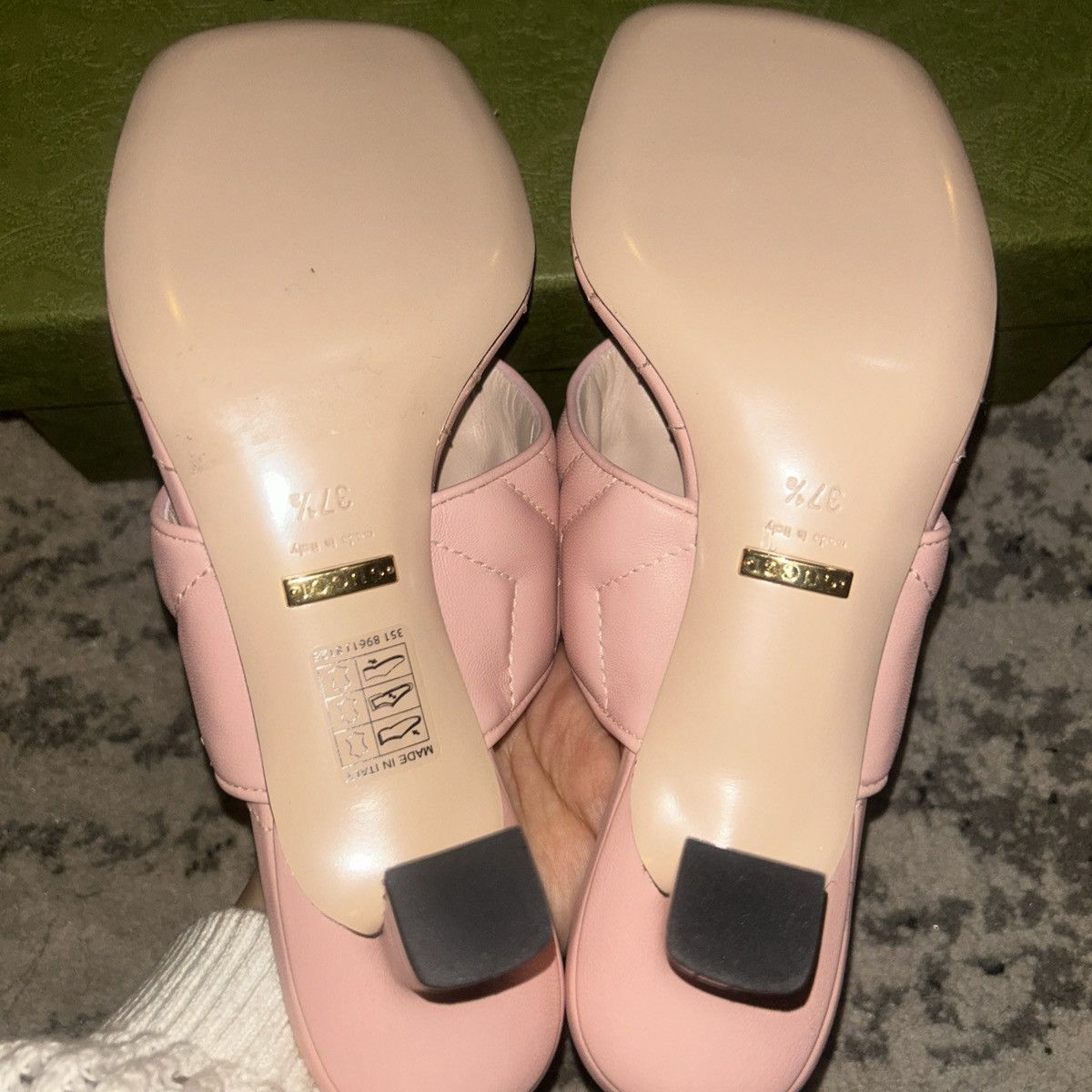 Gucci Gucci Double G Thong Sandal Mules Perfect Pink Size US 7.5 / IT 37.5 - 5 Thumbnail