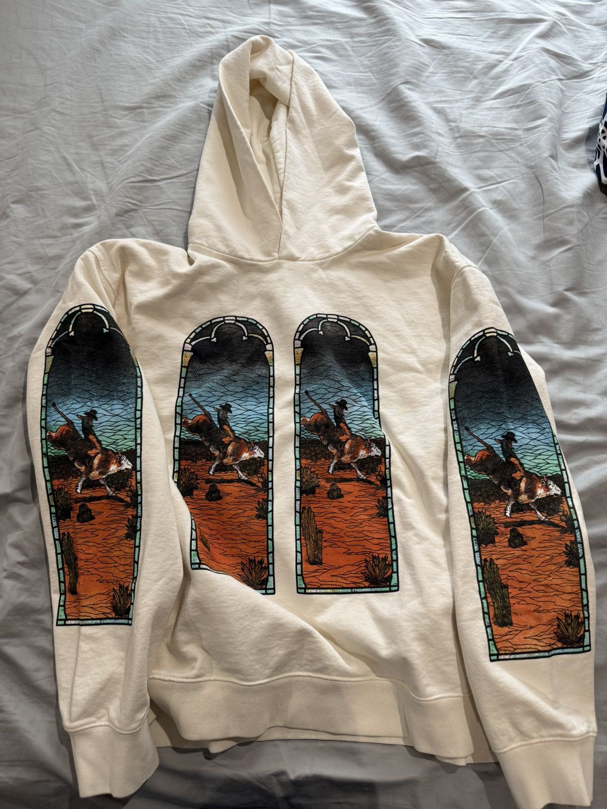 Who Decides War x EST Gee Stained Glass Hoodie