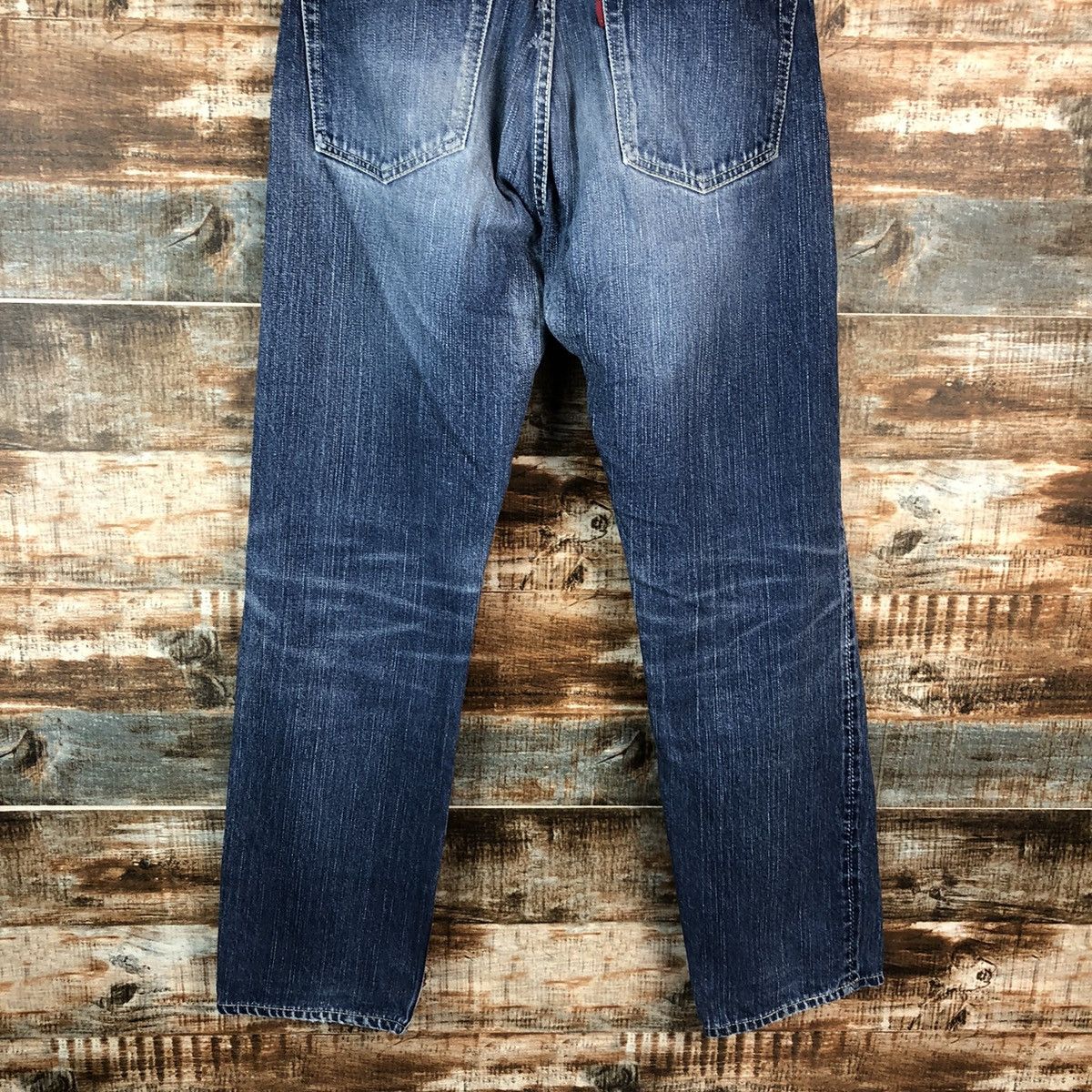 Eternal DL Eternal Blue Distressed Denim Pants #C143 Size US 29 - 14 Thumbnail