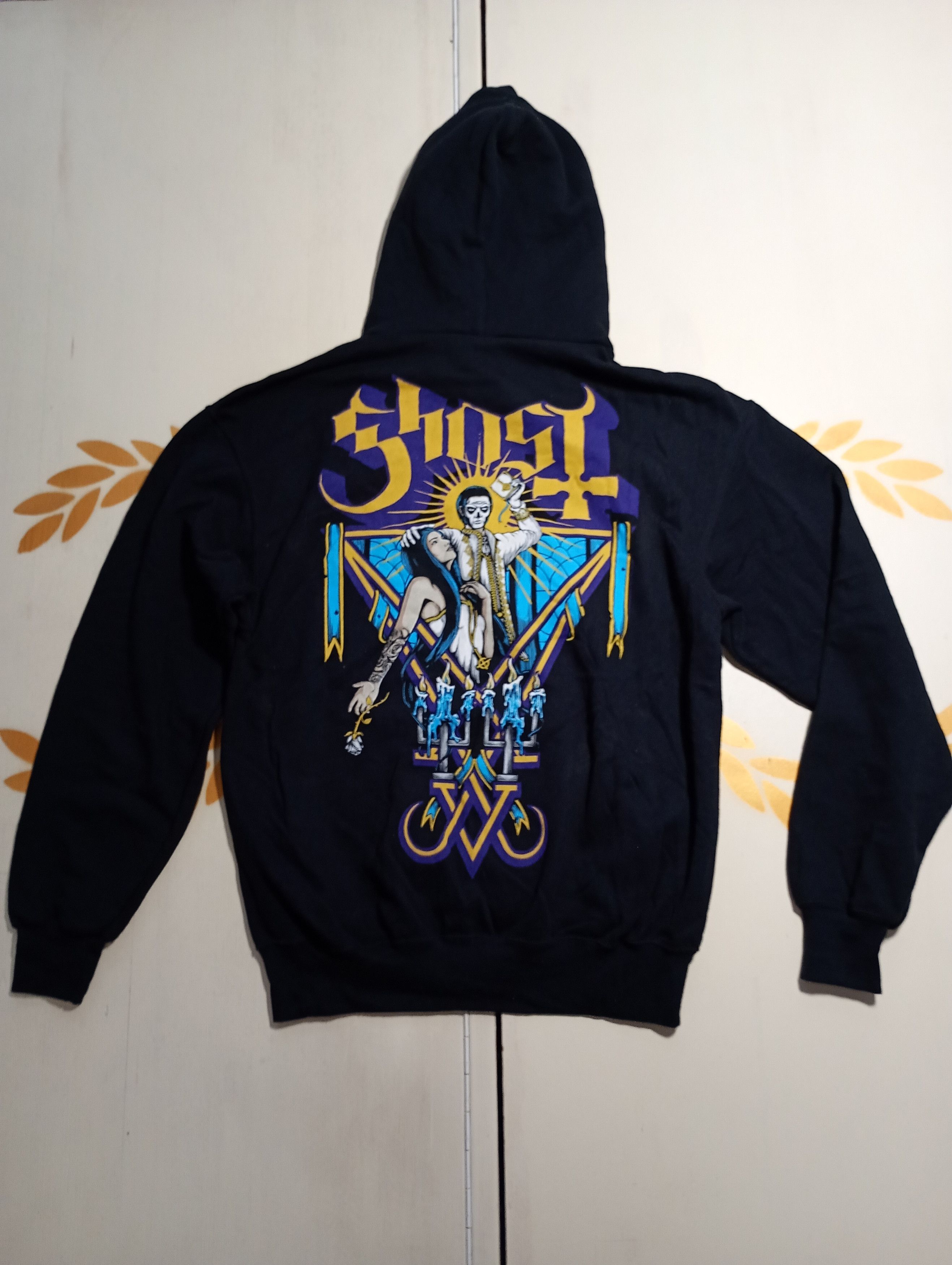 Fruit Of The Loom Ghost Band Hoodie Size US M / EU 48-50 / 2 - 1 Thumbnail