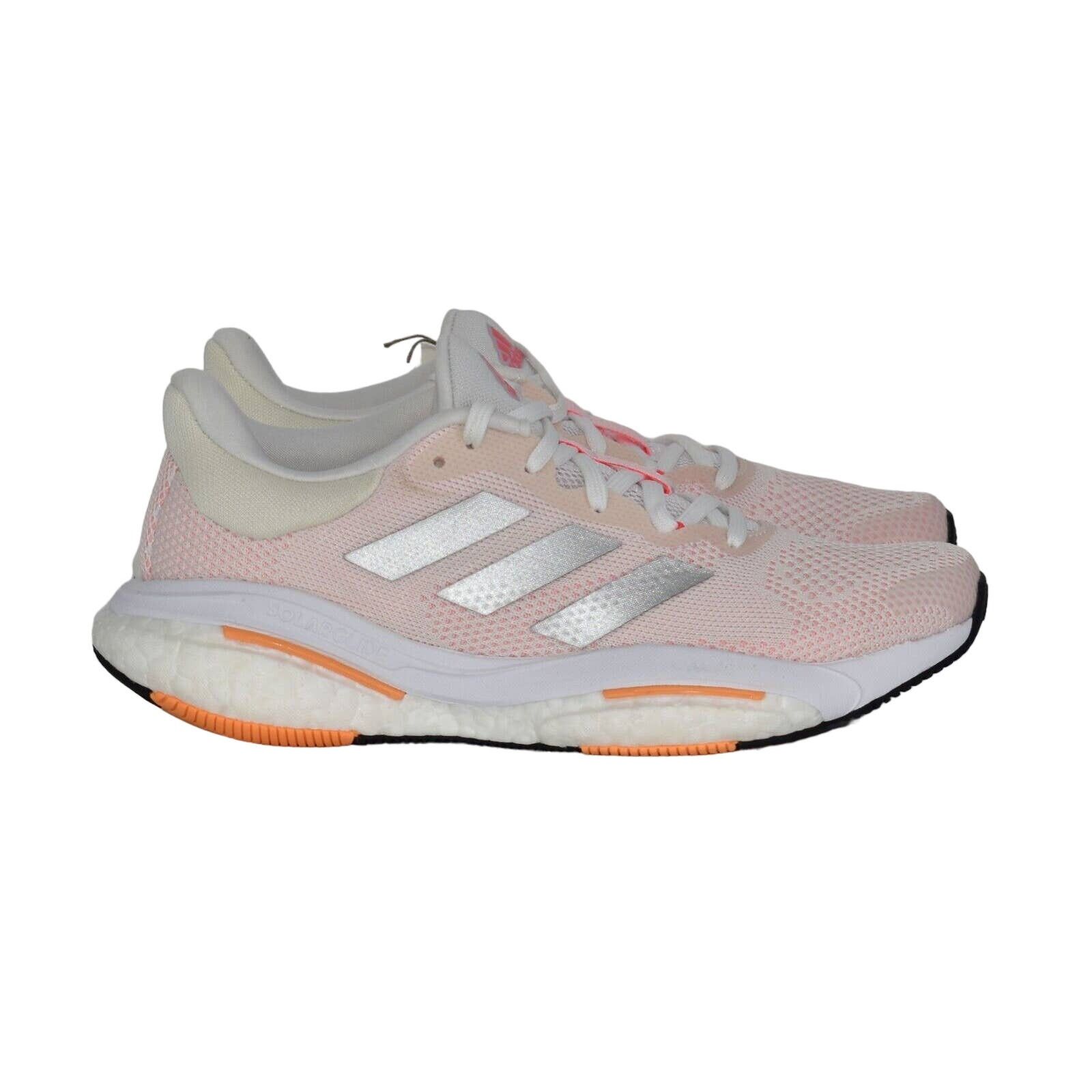 Adidas B4 NIB ADIDAS Solar Glide 5 White Orange Shoes GX5496 Sz 5.5 Size US 5.5 / IT 35.5 - 2 Thumbnail