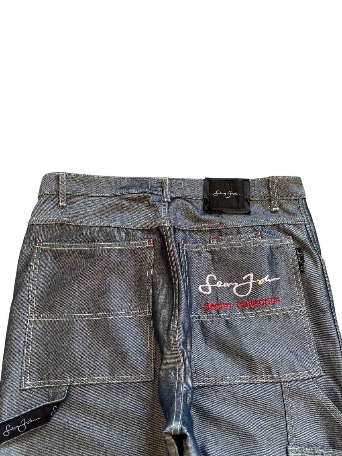 Sean John Vintage Sean John Carpenter Distressed Loose Baggy Jeans Size US 34 / EU 50 - 8 Thumbnail