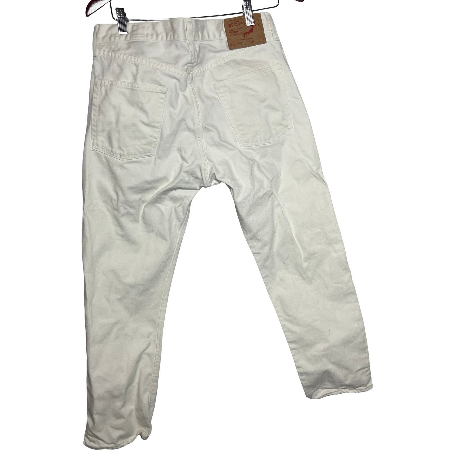 Orslow orSlow 107 Taper Cropped Japanese denim IVY DENIM WHITE 32 Size US 32 / EU 48 - 6 Thumbnail