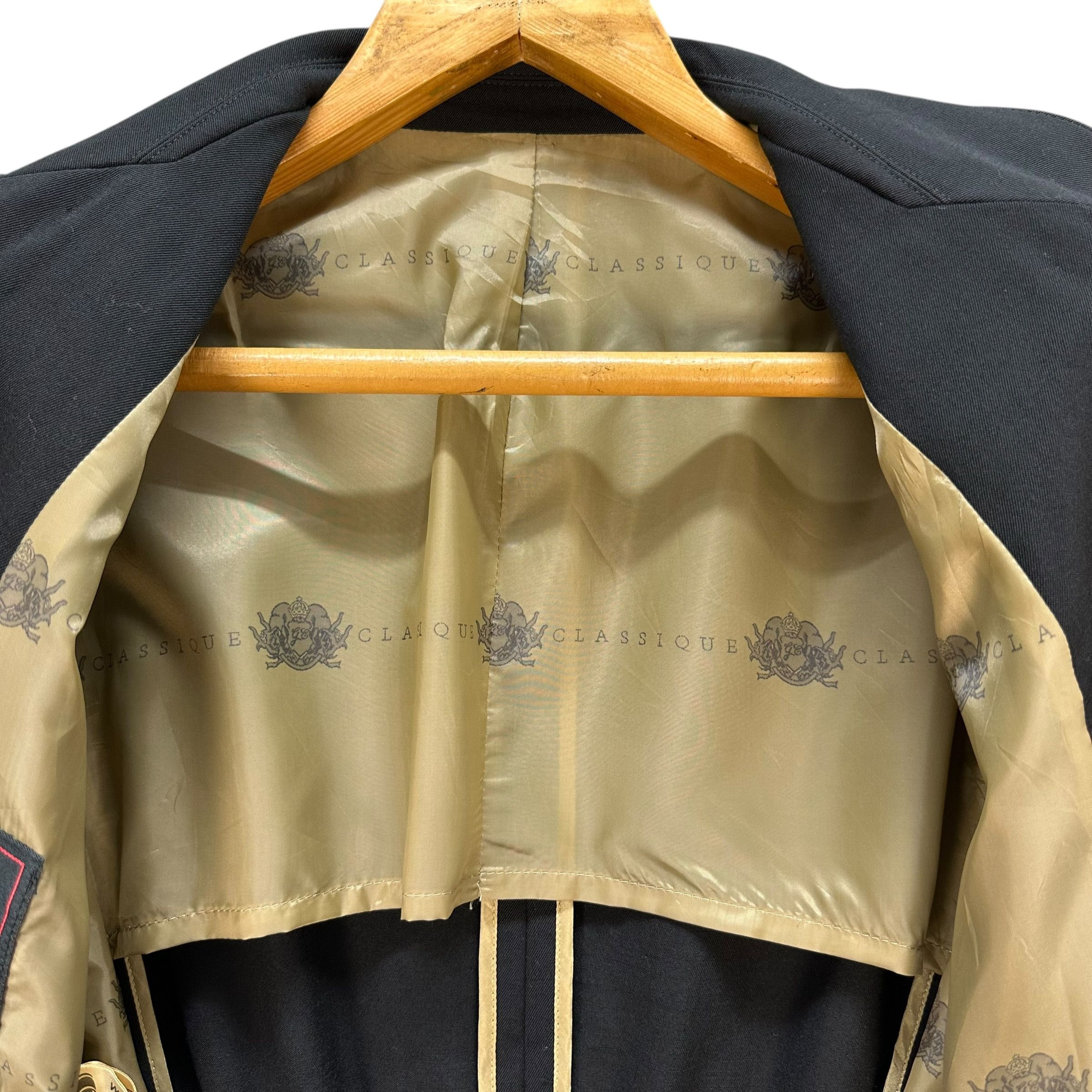 Jean Paul Gaultier 90's JPG CLASSIQUE Wool Blend Belted Coat Jacket #A72-1750 Size S / US 4 / IT 40 - 9 Thumbnail