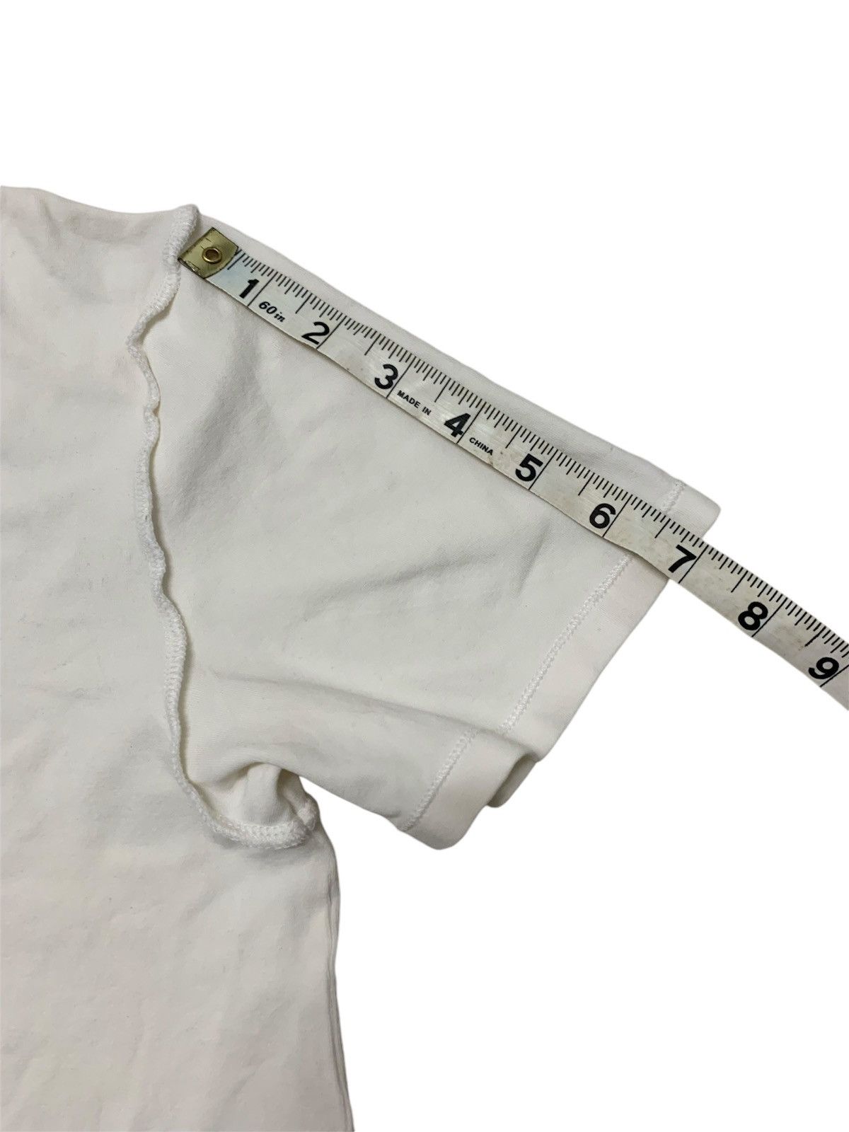 Designer × Marithe + Francois Girbaud Mfg spell out white t-shirt Size US L / EU 52-54 / 3 - 5 Thumbnail