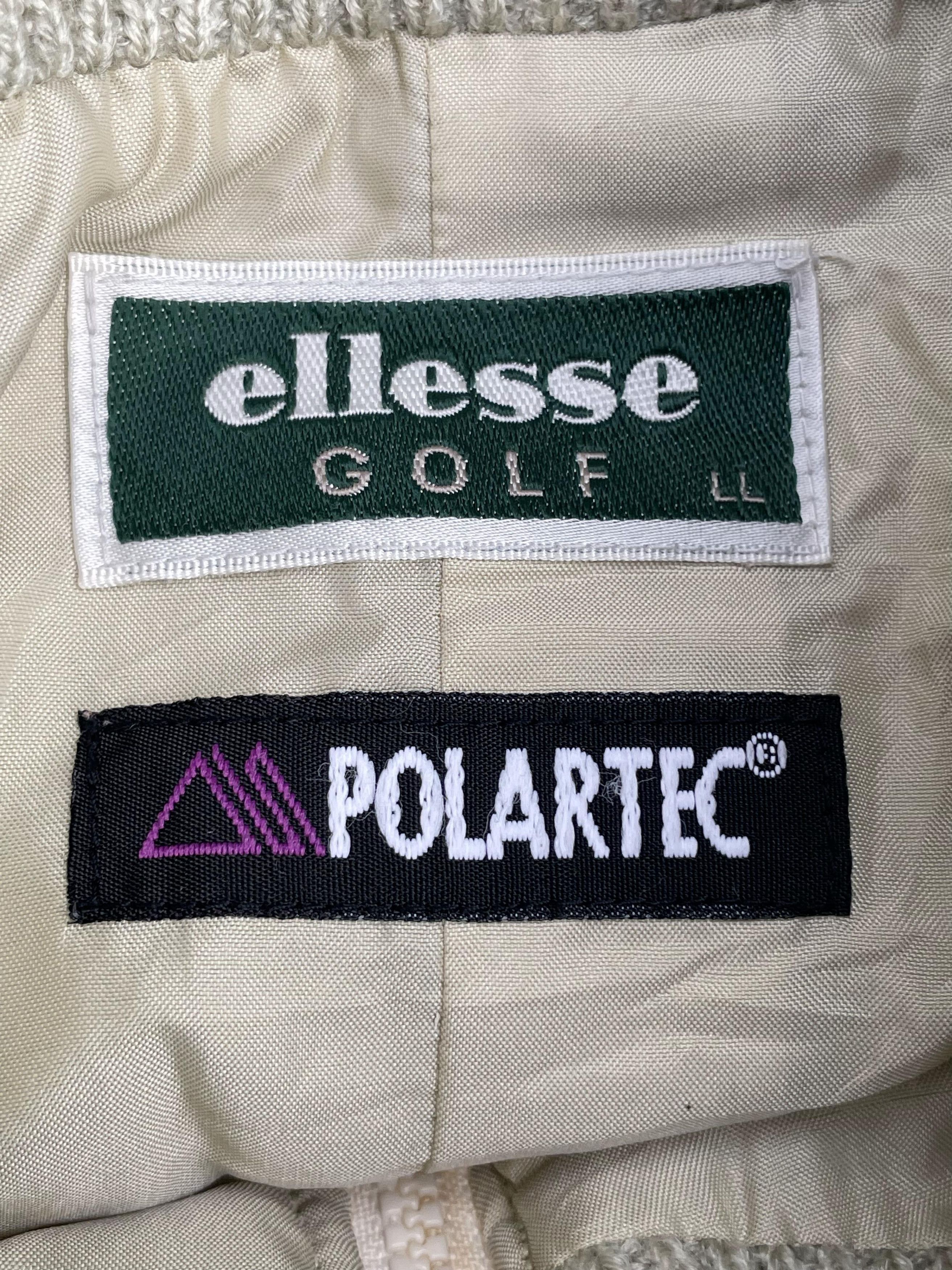 Designer Vintage Ellesse Golf Fleece Size US L / EU 52-54 / 3 - 8 Thumbnail