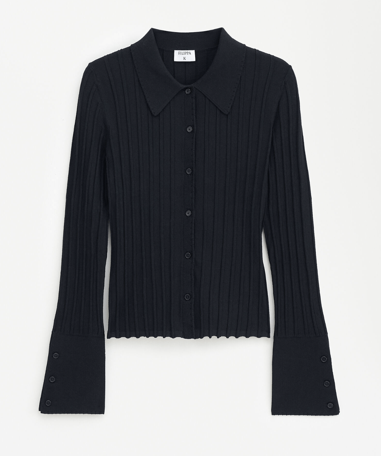 Filippa K Filippa K Kofta Black Cardigan Size M / US 6-8 / IT 42-44 - 1 Thumbnail