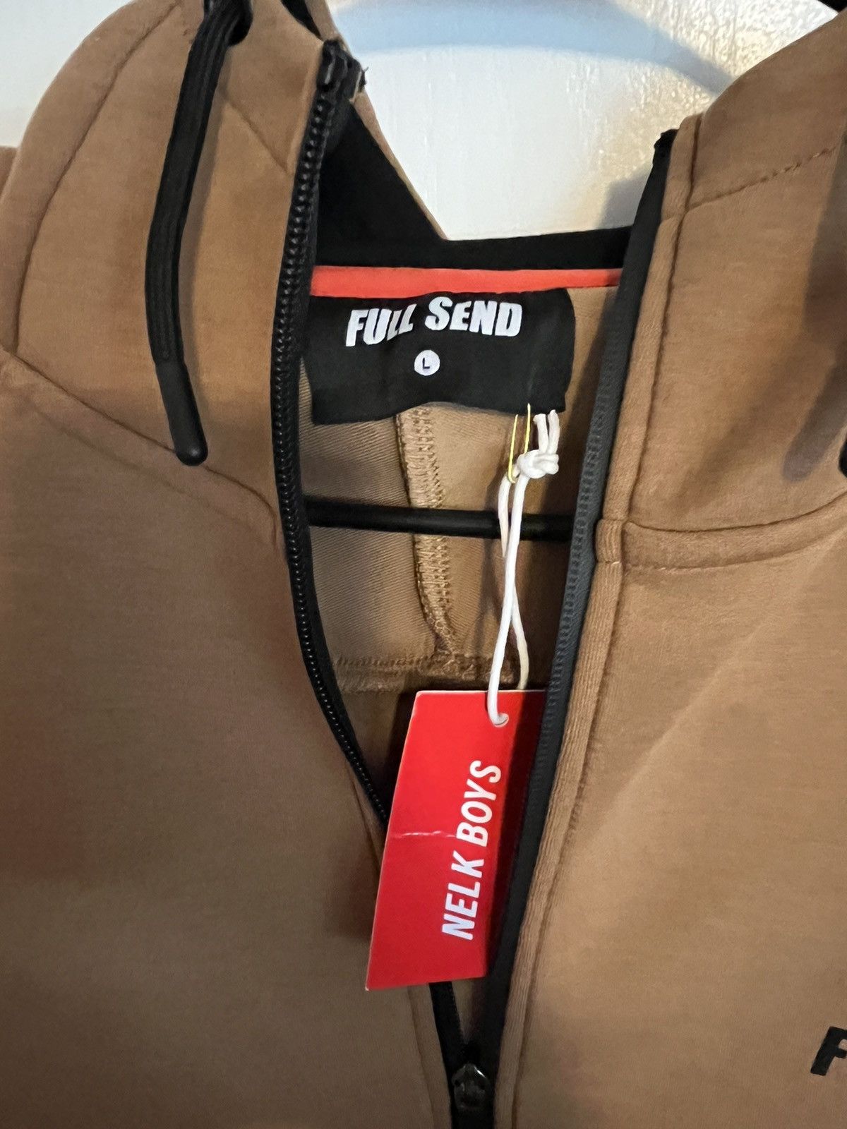 FULL SEND Hydrophobic Hoodie Nelkboys NEW