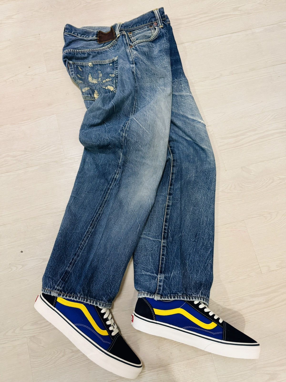 image of Evisu Selvedge Yamane Manual Size 33 in Blue, Men's