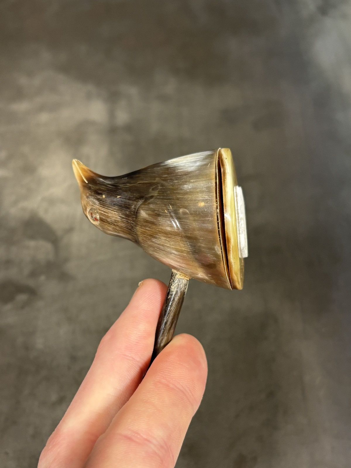 Vintage Vintage Cigaret Holder Hand Carved Horn Antler Pipe Smoking Size ONE SIZE - 7 Thumbnail