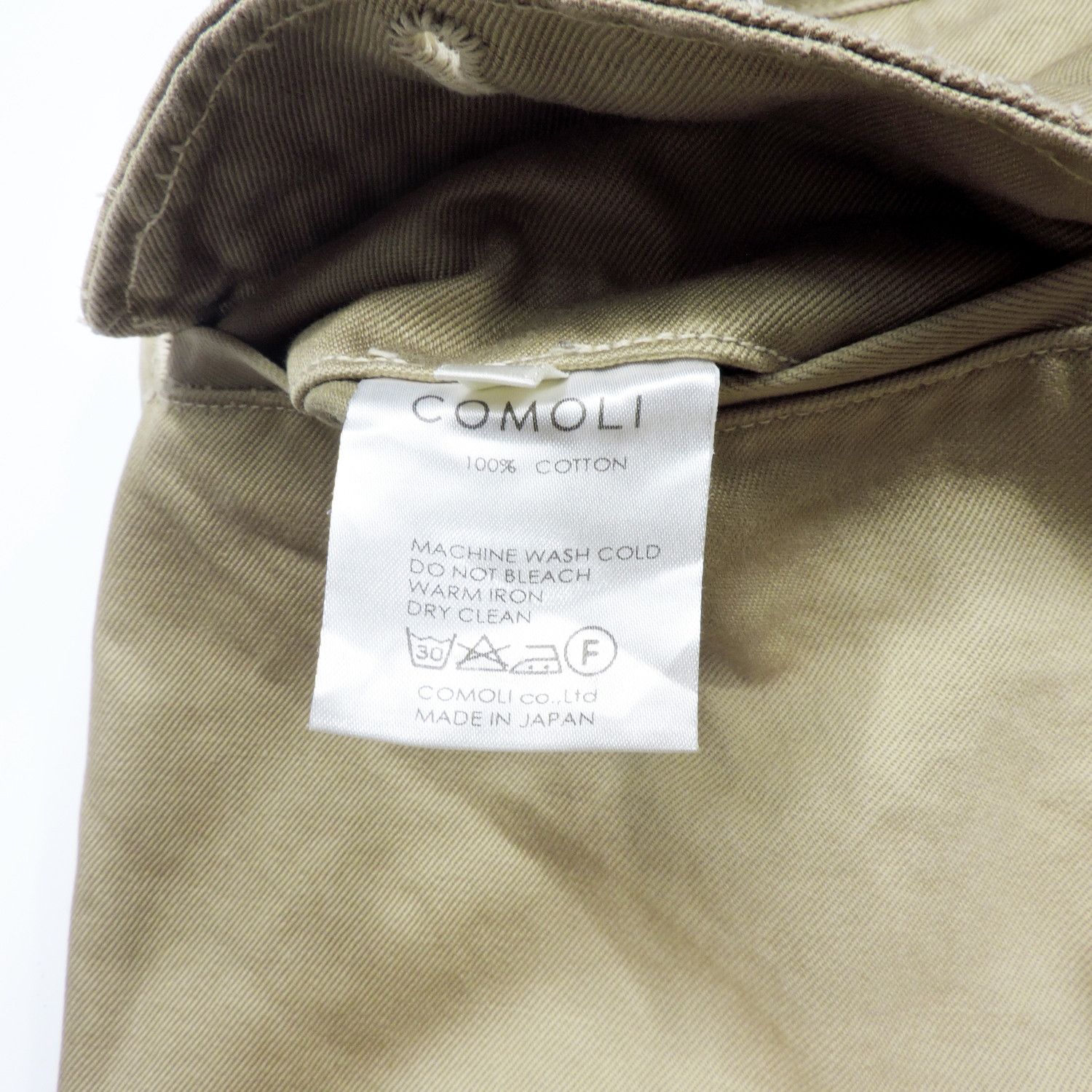 Comoli COMOLI BELTED CHINO LONG PANTS Size US 31 - 4 Thumbnail