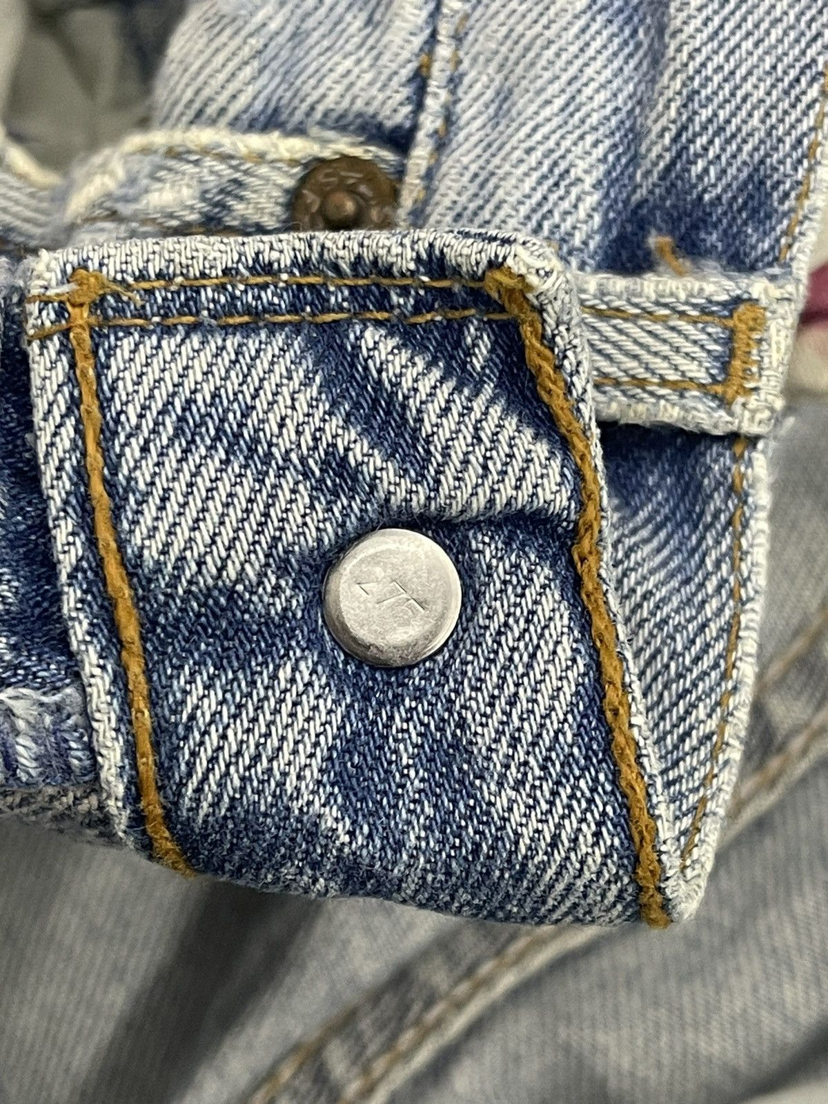 Levi's Vintage 80s Levis 501 Distressed Denim Size US 33 - 5 Thumbnail
