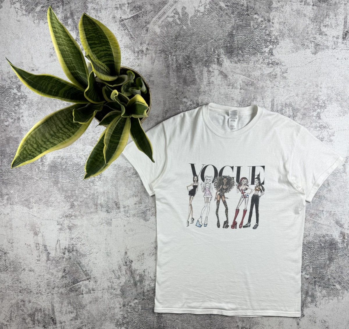 Vogue Vogue Spice Girls Ladies Gildan Medium Hip Hop Rap Cotton Jersey T Shirt Tee Size US M / EU 48-50 / 2 - 1 Thumbnail