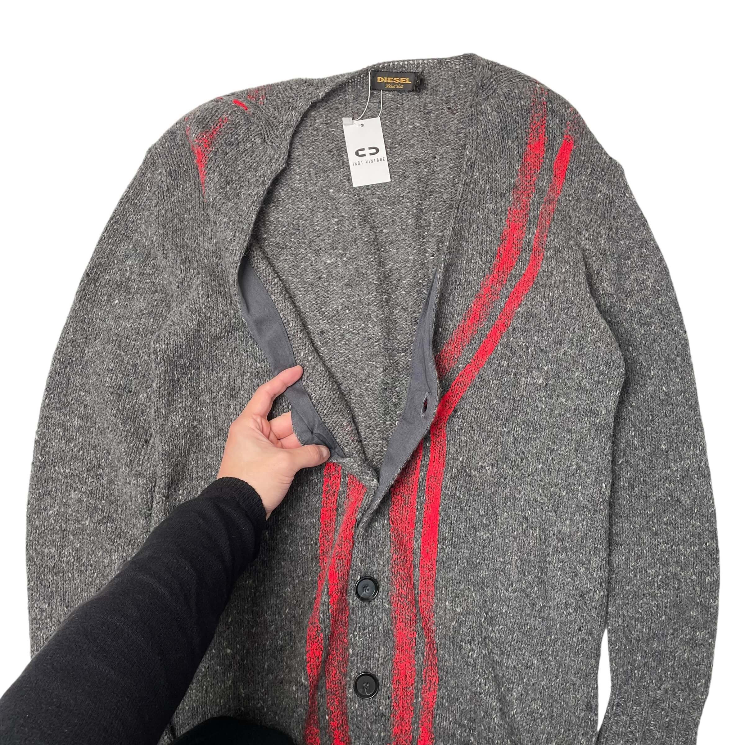 Diesel Black Gold diesel black gold paint wool 100 cardigan Size US L / EU 52-54 / 3 - 5 Thumbnail
