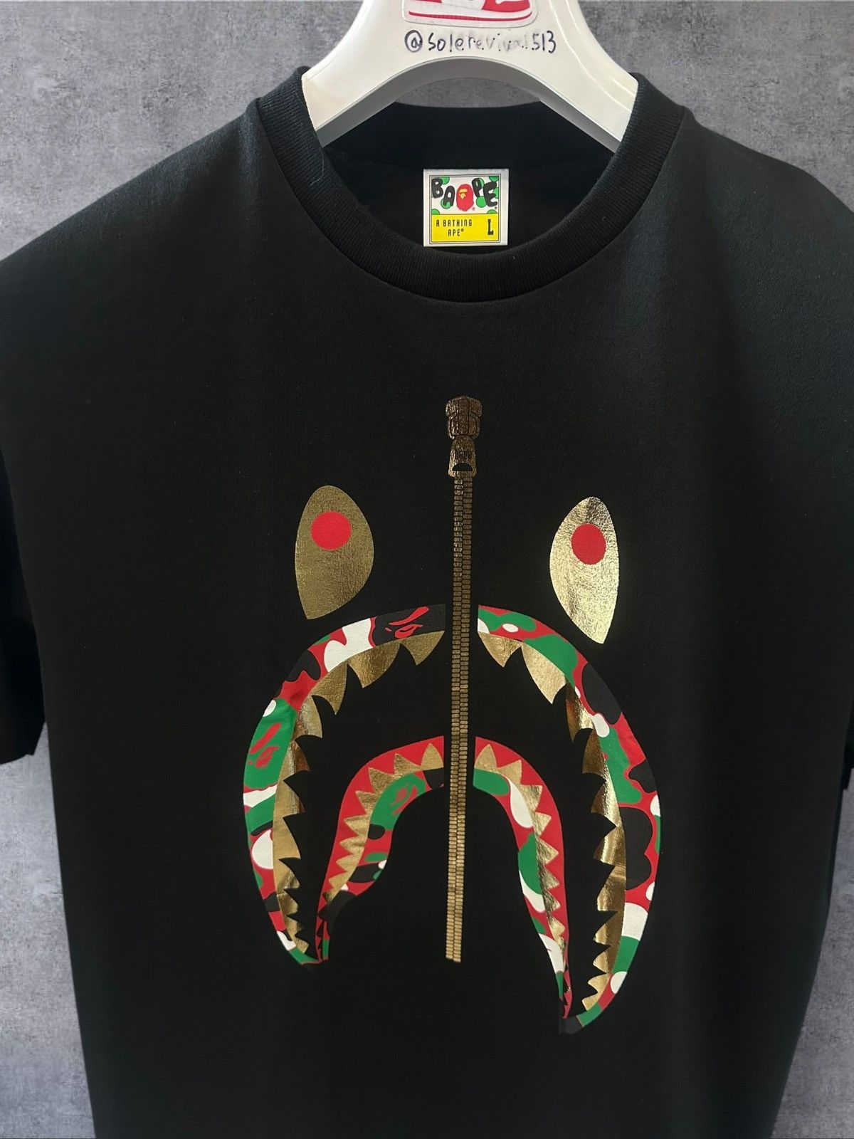 Bape BAPE DUBAI SHARK 4TH ANNIVERSARY SHIRT SUZE L Size US L / EU 52-54 / 3 - 3 Thumbnail