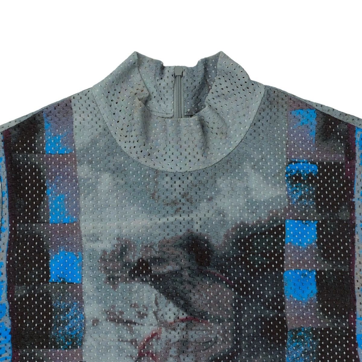 Hiroko Koshino Homme Hiroko Koshino Tiger Mesh Turtleneck Size M / US 6-8 / IT 42-44 - 5 Thumbnail